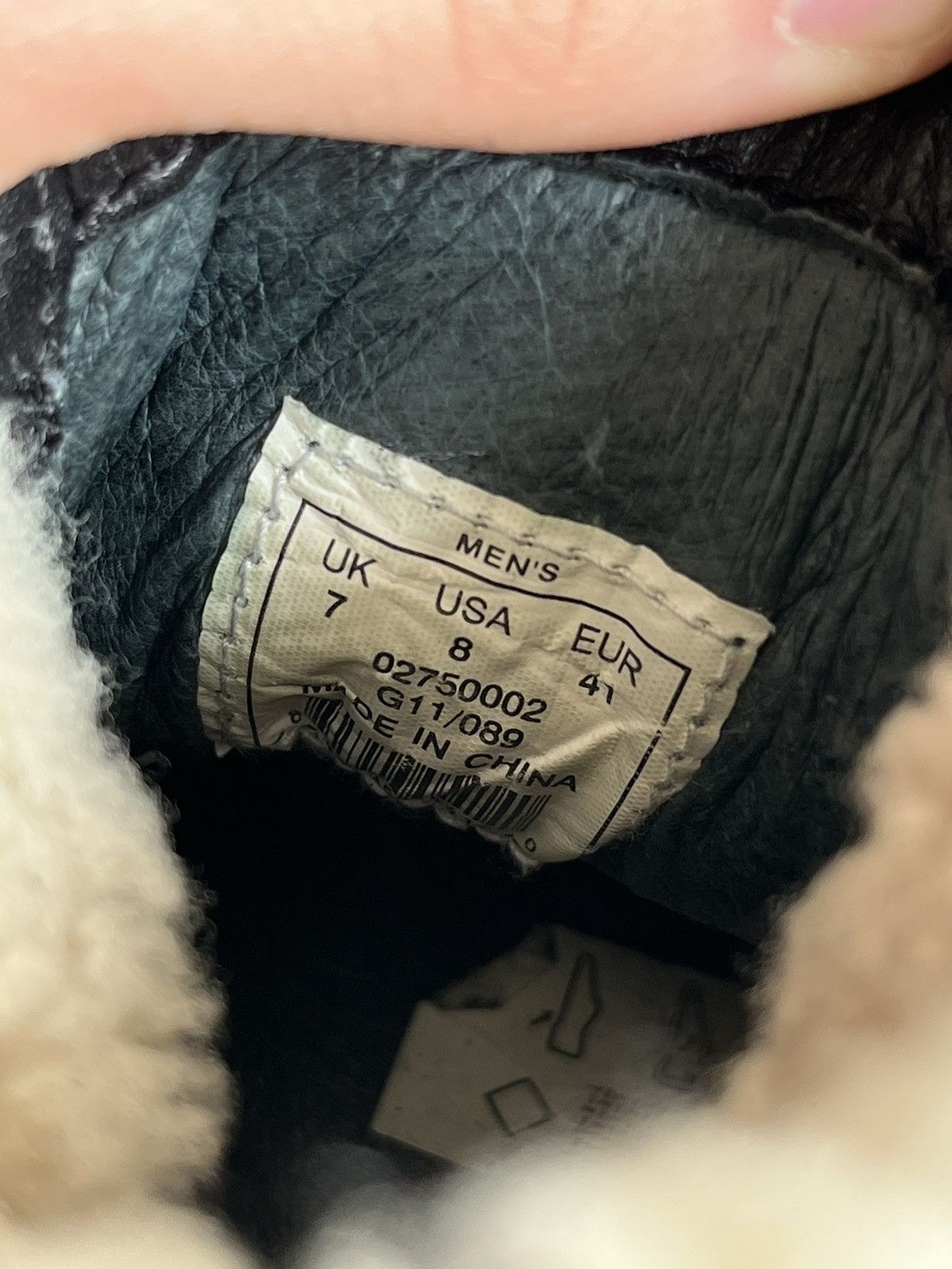 Neil Barrett Neil Barrett x Palladium AW11 shearling leather combat boots Size US 8 / EU 41 - 15 Thumbnail