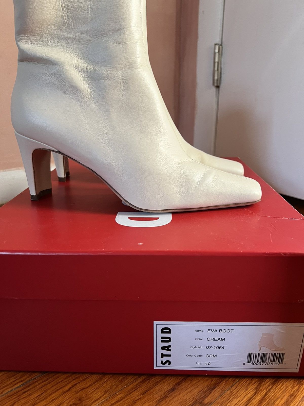 Staud Staud white heeled boots Size US 10 / IT 40 - 3 Thumbnail