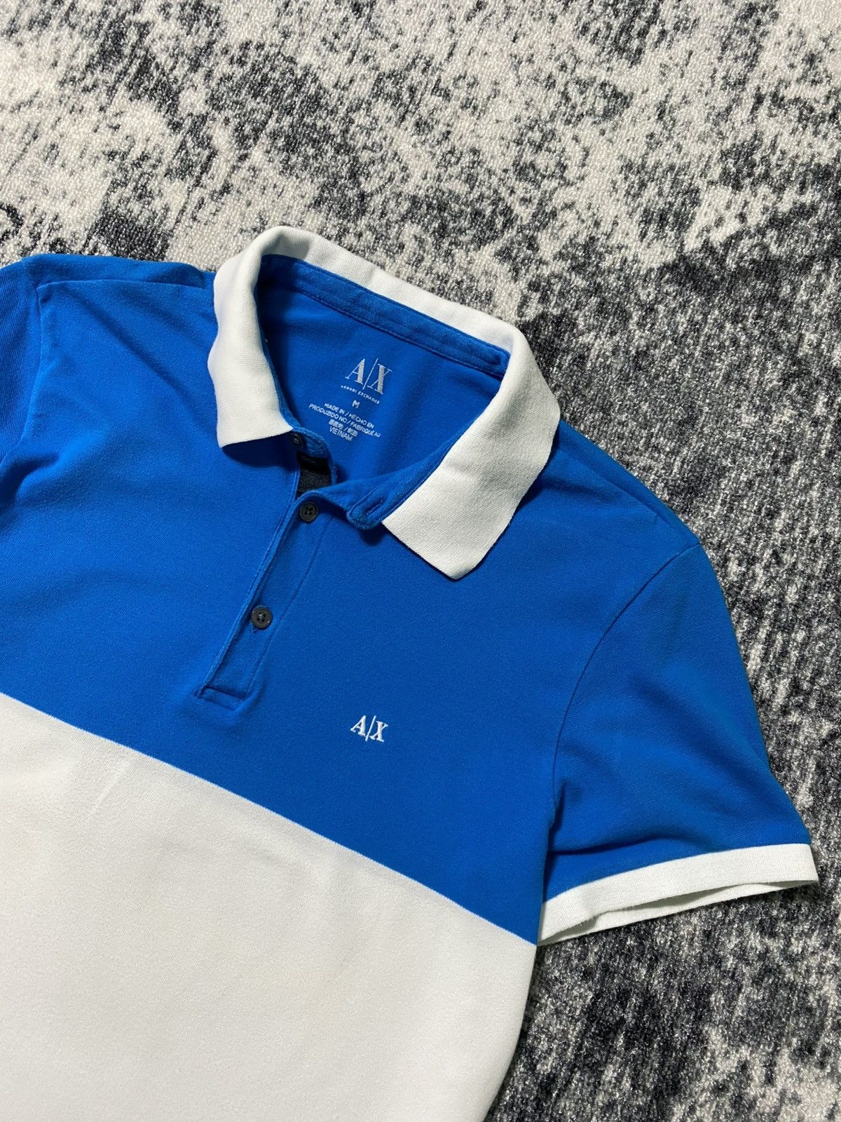 Armani Exchange × Vintage Vintage Armani Exchange Luxury Polo Size US M / EU 48-50 / 2 - 2 Thumbnail