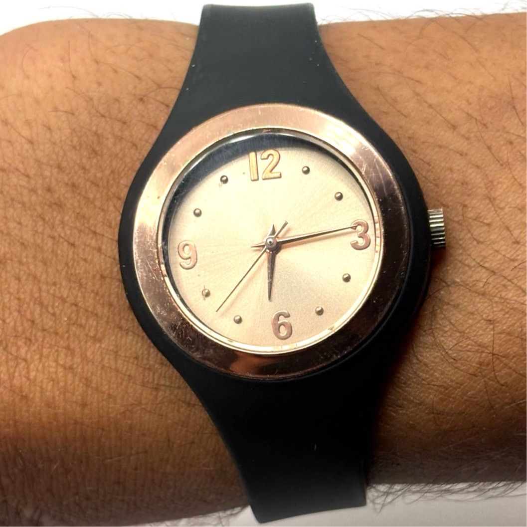 Other Rose Gold & Black Watch Size ONE SIZE - 2 Thumbnail