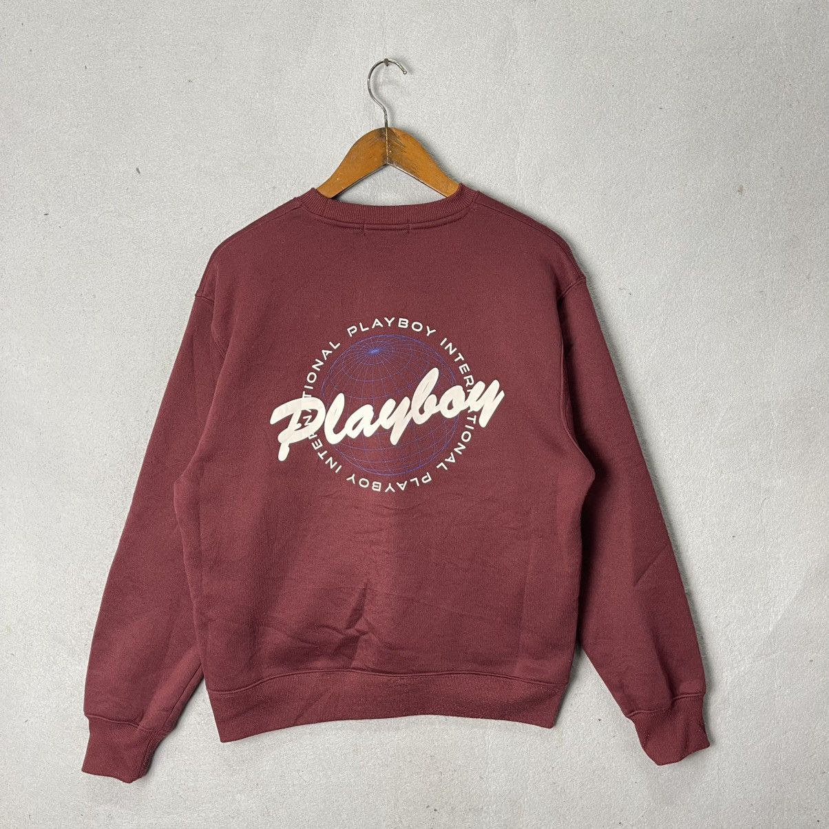 Playboy Playboy International Back Logo Fleece Sweatshirt Size US M / EU 48-50 / 2 - 1 Thumbnail