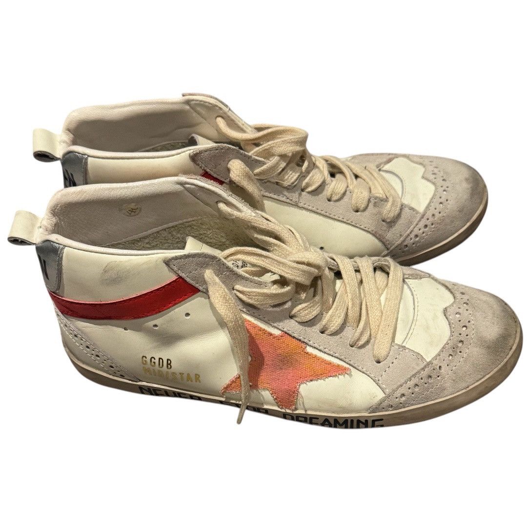 Golden Goose Golden Goose Mid Star 'Never Stop Dreaming' Sneakers Sz 40 Size US 10 / IT 40 - 7 Thumbnail