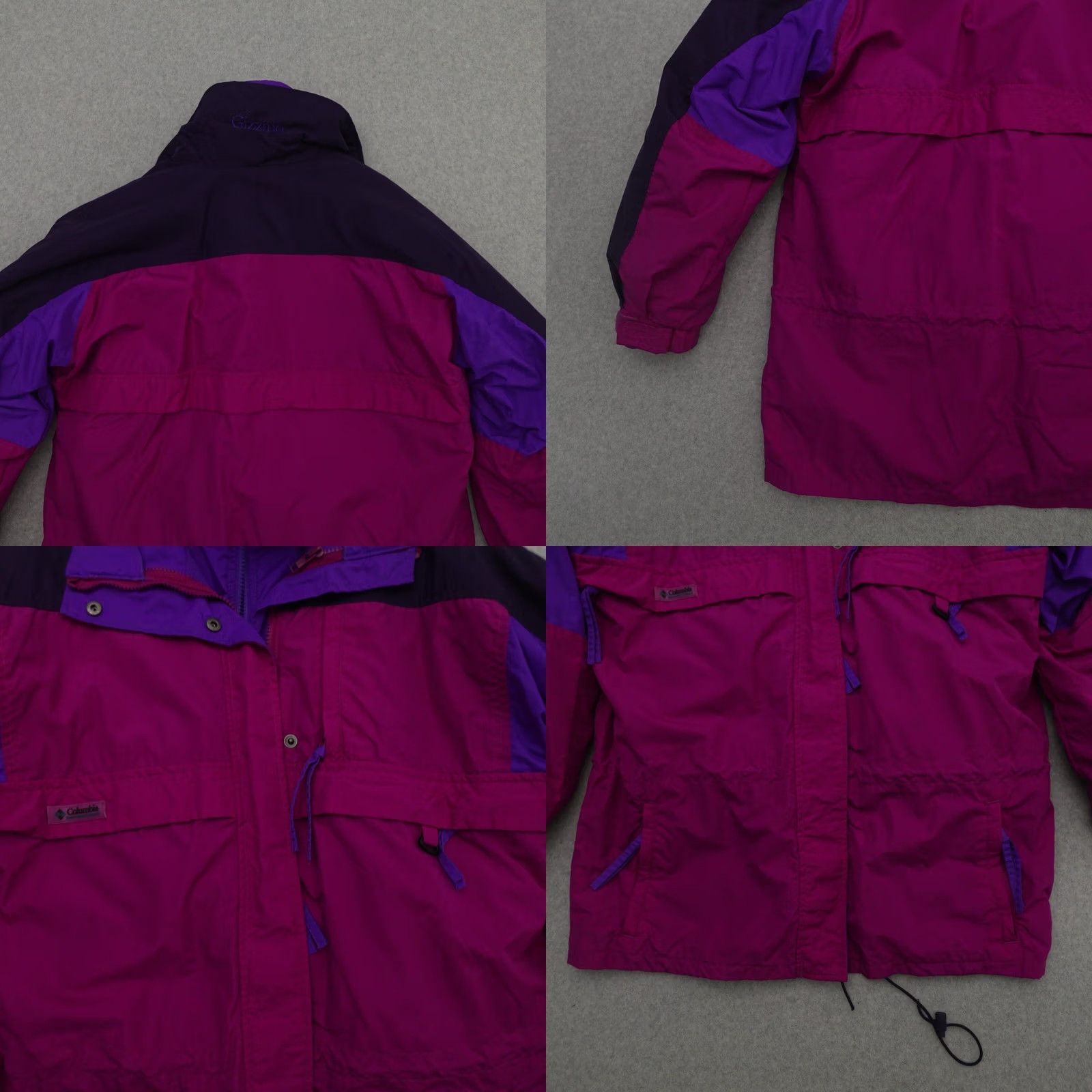 Vintage VINTAGE Columbia Jacket 3-in-1 Winter Purple L (22X29) Women 90s 90s Theme Measurements in Pictures Size L / US 10 / IT 46 - 9 Thumbnail