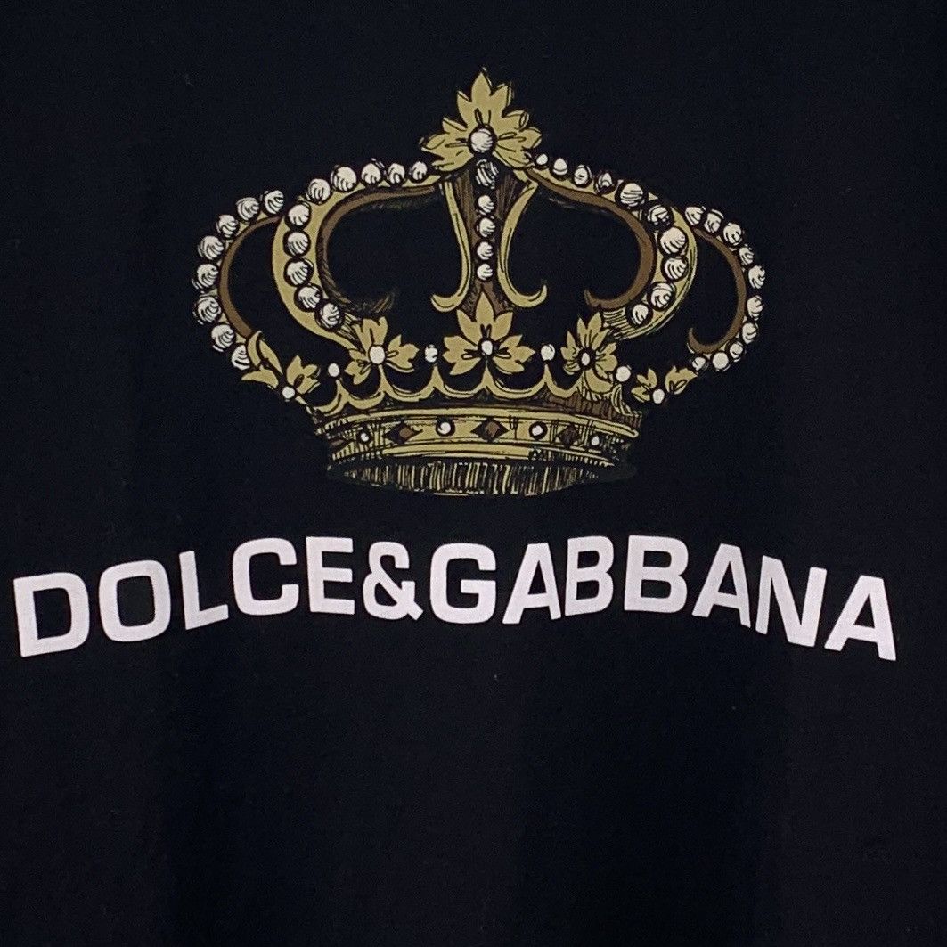 Dolce & Gabbana Dolce & Gabbana Crown Short Sleeve T-shirt K26WX Size US L / EU 52-54 / 3 - 4 Thumbnail