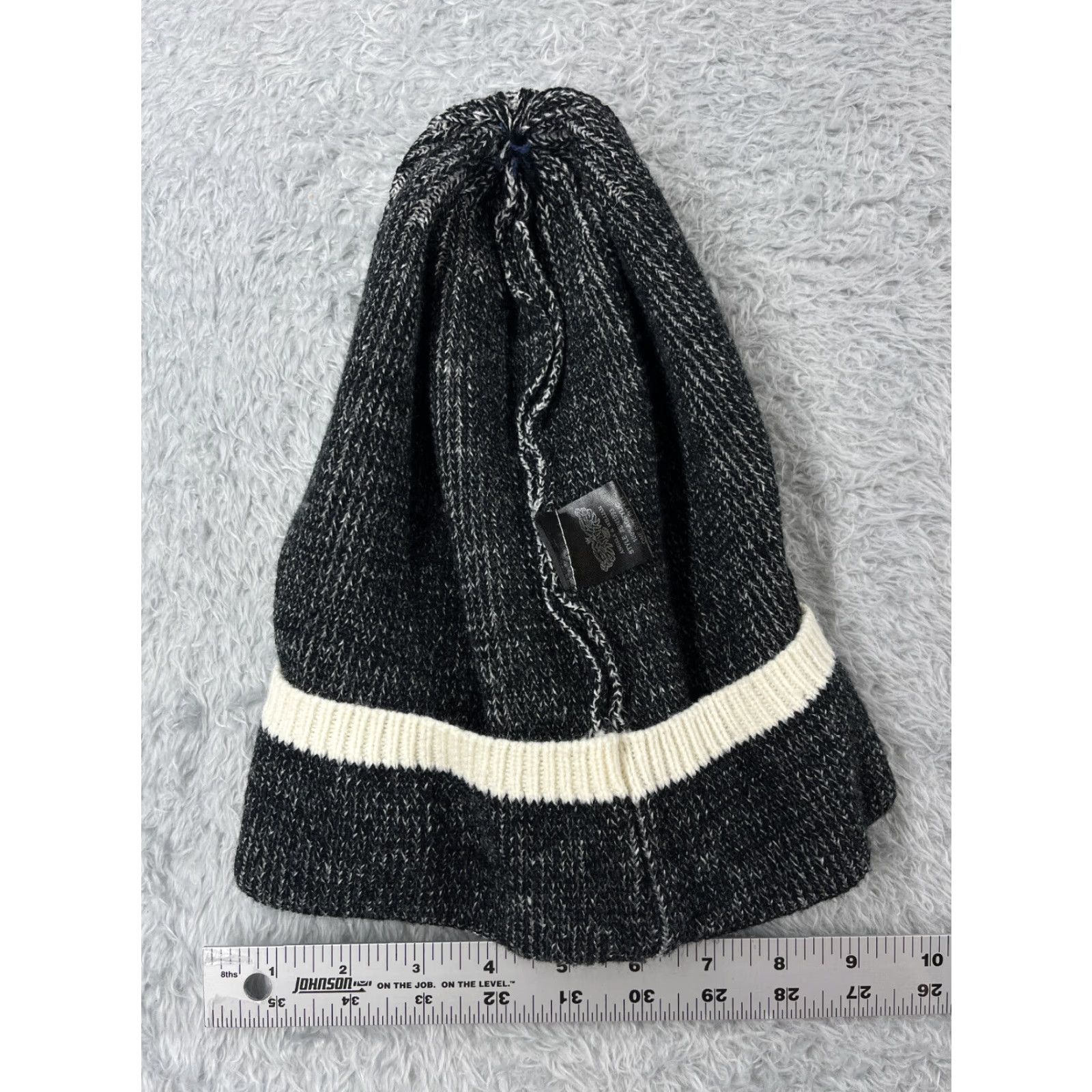 Vintage Angela & William Beanie Adult One Size Gray Knit 100% Acrylic Outdoor Unisex Size ONE SIZE - 6 Thumbnail