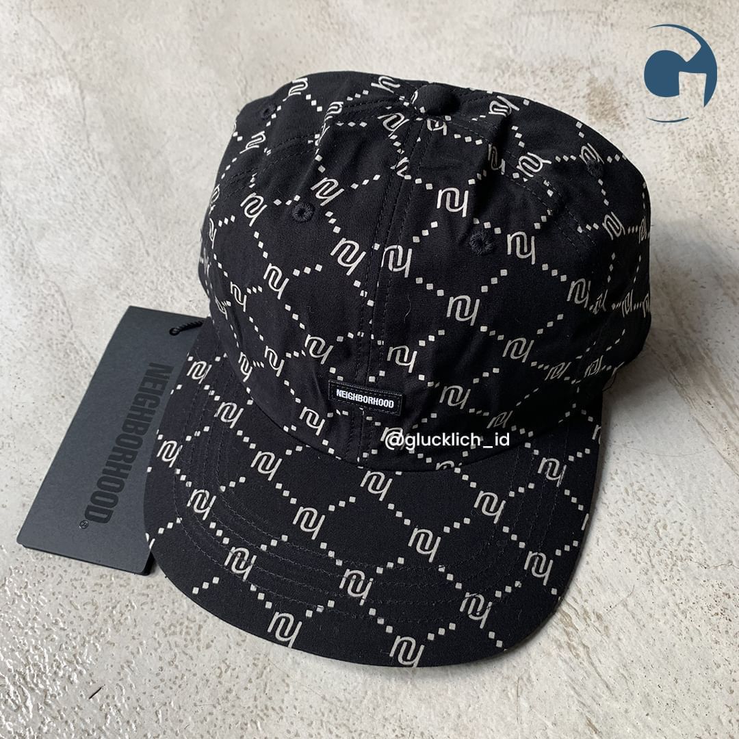 Neighborhood Neighborhood, Monogram C-Cap in Black Size ONE SIZE - 2 Thumbnail