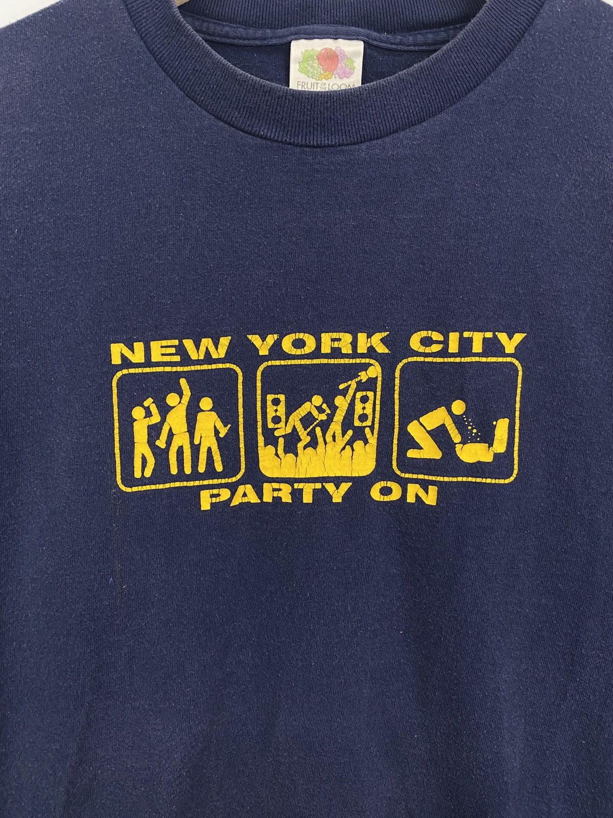 Other 🇺🇸 Vintage 90 New York City Party On funny rare retro hype Size US M / EU 48-50 / 2 - 4 Thumbnail