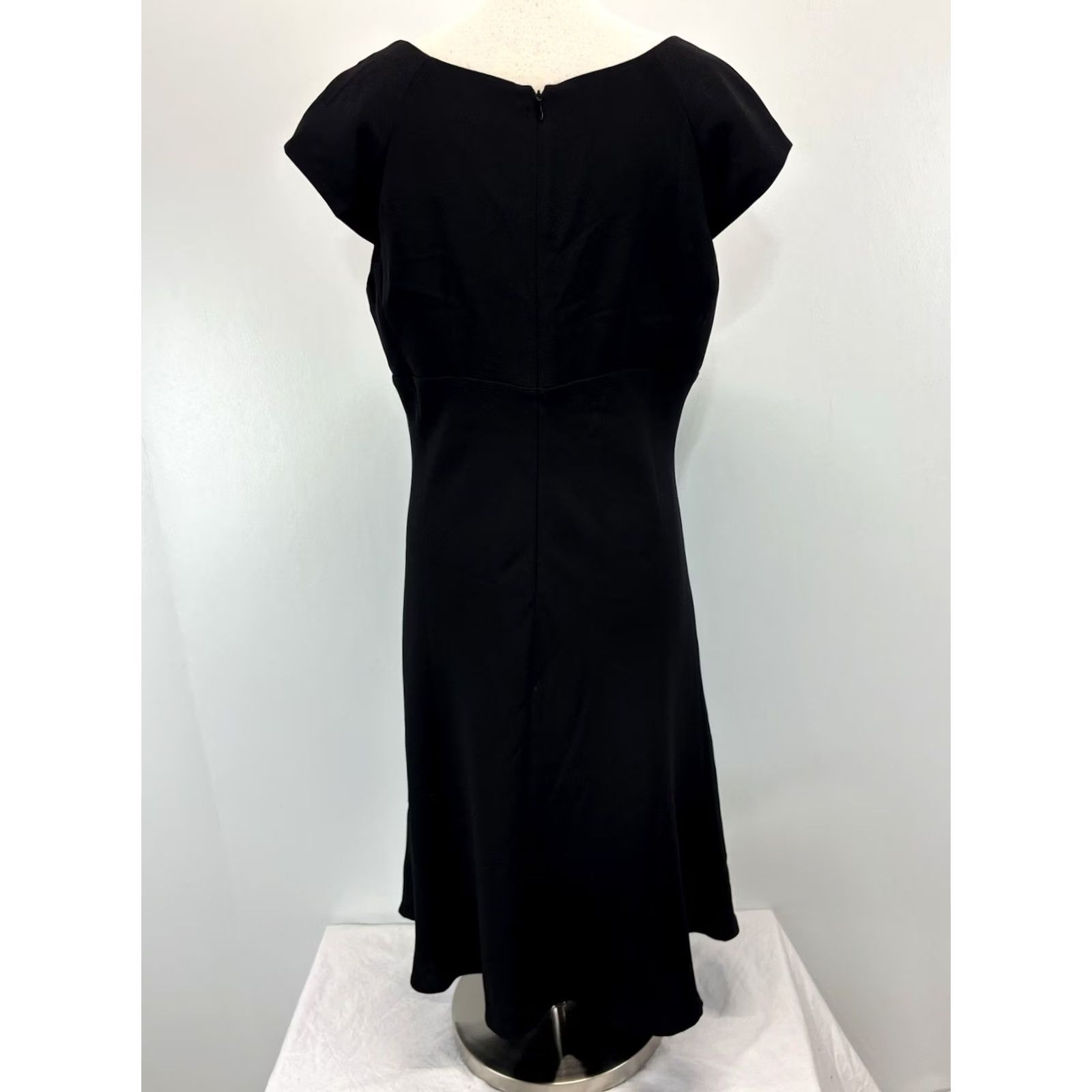 Coldwater Creek VINTAGE? No — Coldwater Creek Sheath Dress Womens 14 Black Cocktail Lined Knee Length Party/Cocktail Business Classic Capsule 14 Womens Black Lace? Size XL / US 12-14 / IT 48-50 - 3 Thumbnail