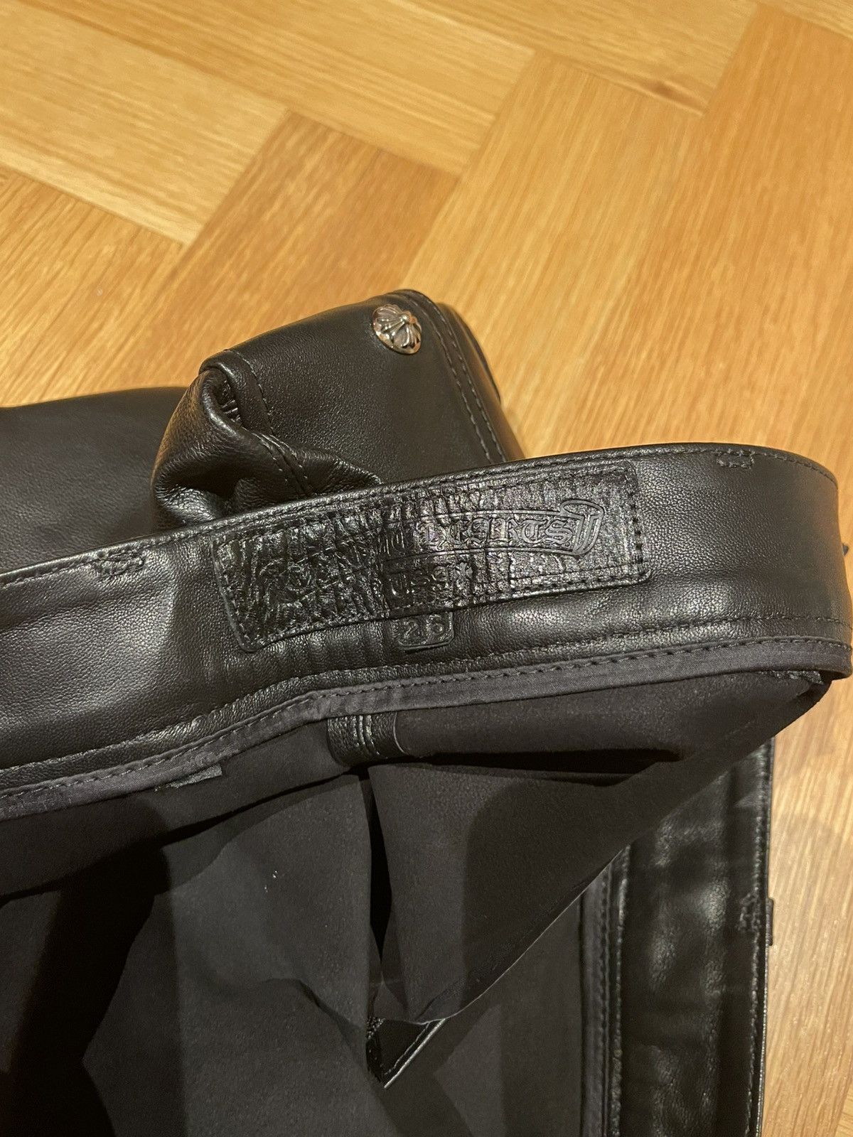 Chrome Hearts Chrome Hearts Leather Cargo Pocket Skirt Size 26" / US 2 / IT 38 - 6 Thumbnail