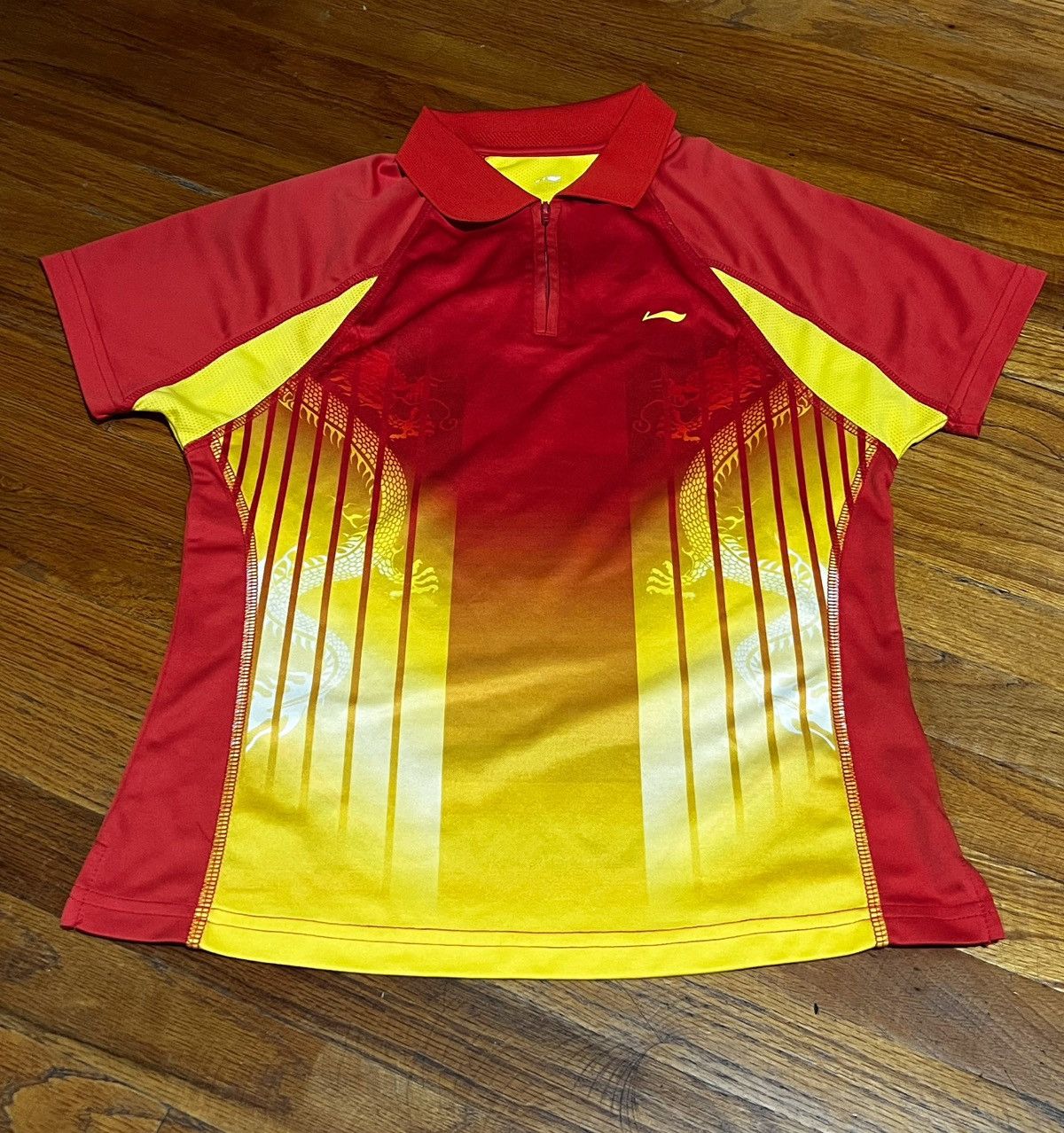 Li-Ning × Vintage Vintage Li Ning Women's Table Tennis Jersey Size S / US 4 / IT 40 - 1 Thumbnail