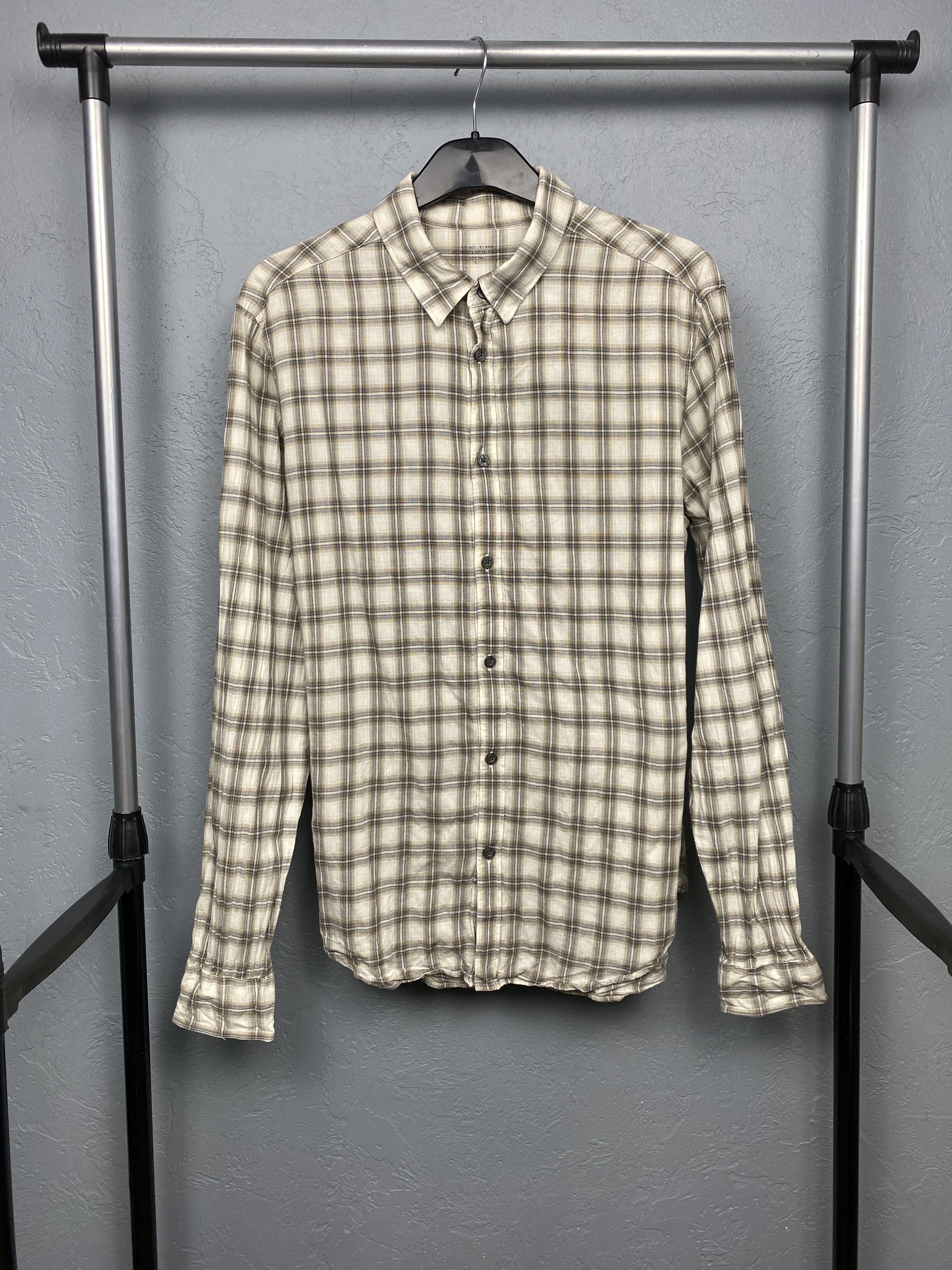 Allsaints Allsaints Vintage Mens Plaid Long Sleeve Shirt Size US L / EU 52-54 / 3 - 1 Thumbnail