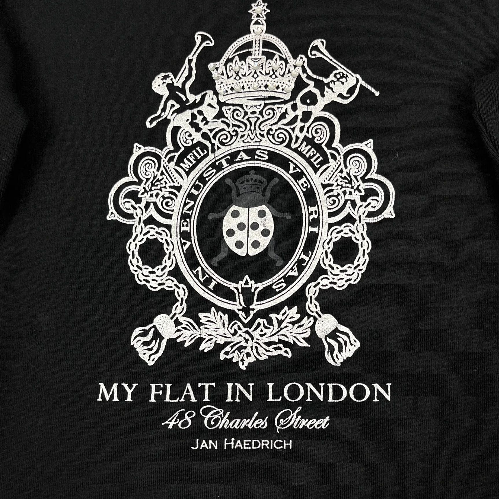 Vintage VINTAGE My Flat In London Jan Haedrich Secret Message Couture Tee LS Top Ladies Small? Size S / US 4 / IT 40 - 2 Thumbnail