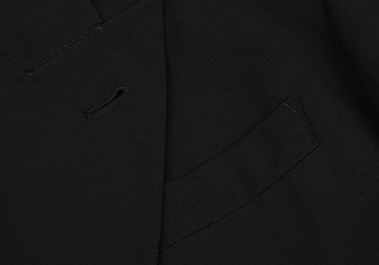 Jean Paul Gaultier Wool Big Lapel Double Jacket in Black Size 48 Size US M / EU 48-50 / 2 - 4 Thumbnail