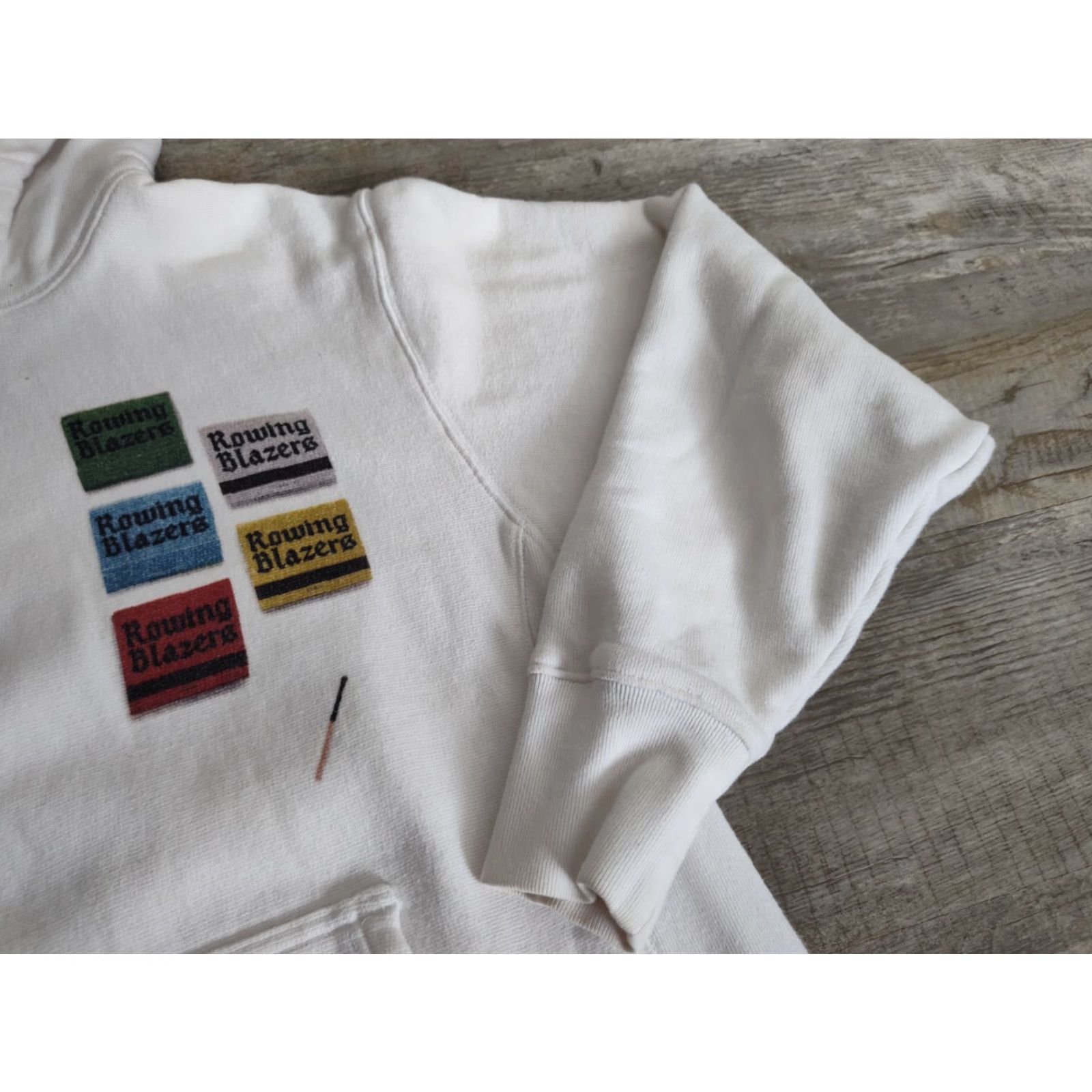Rowing Blazers ROWING BLAZERS Men's Size Large White Graphic Cotton Hoodie Sweatshirt Casual Winter Fall Spring Summer Size US L / EU 52-54 / 3 - 5 Thumbnail