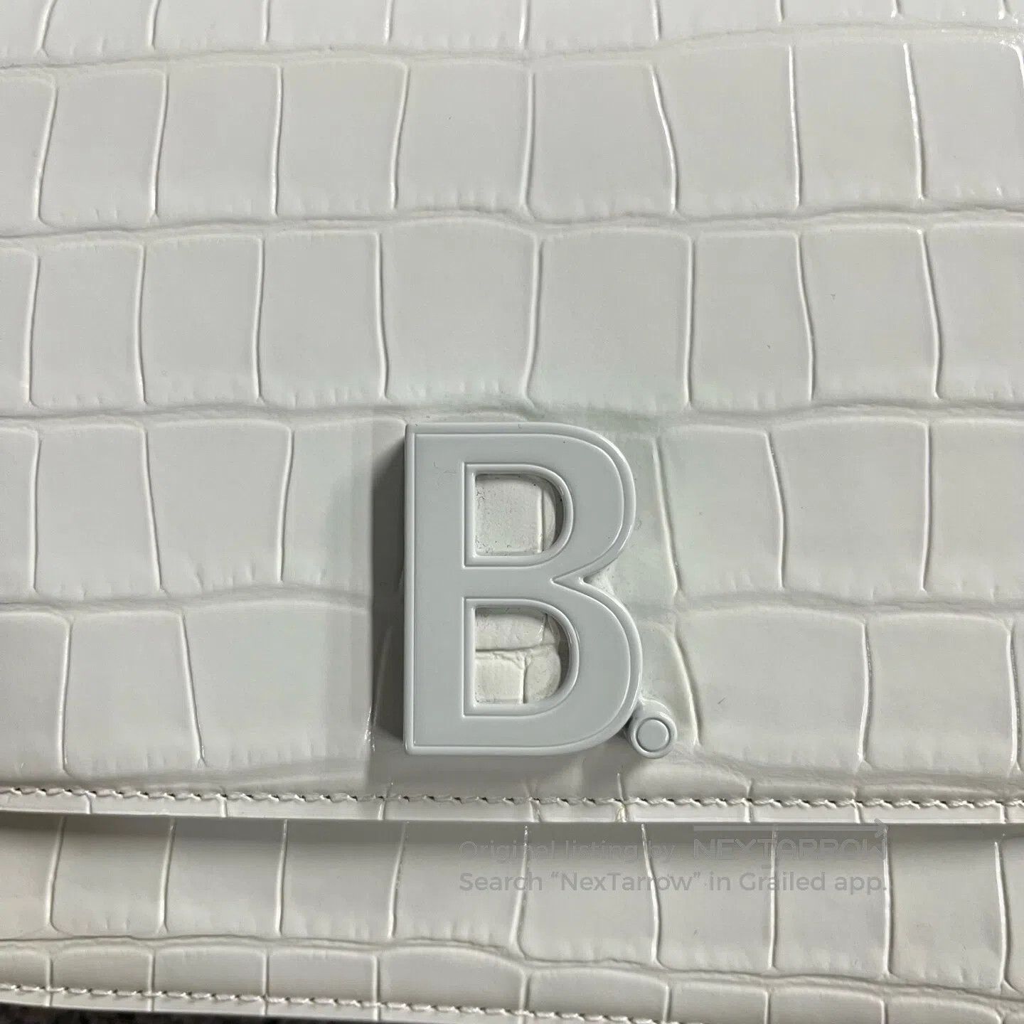 Balenciaga Balenciaga Black bag with a logo featuring a printed white Size ONE SIZE - 4 Thumbnail