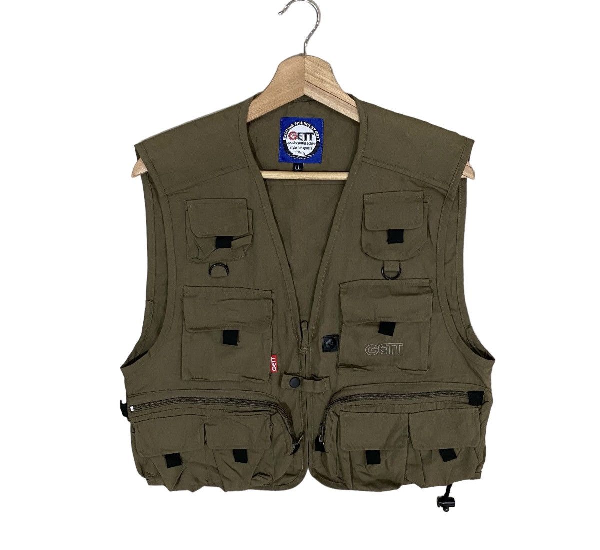 Other VINTAGES GETT TACTICAL POCKET FISHING GEAR VEST Size US M / EU 48-50 / 2 - 1 Thumbnail