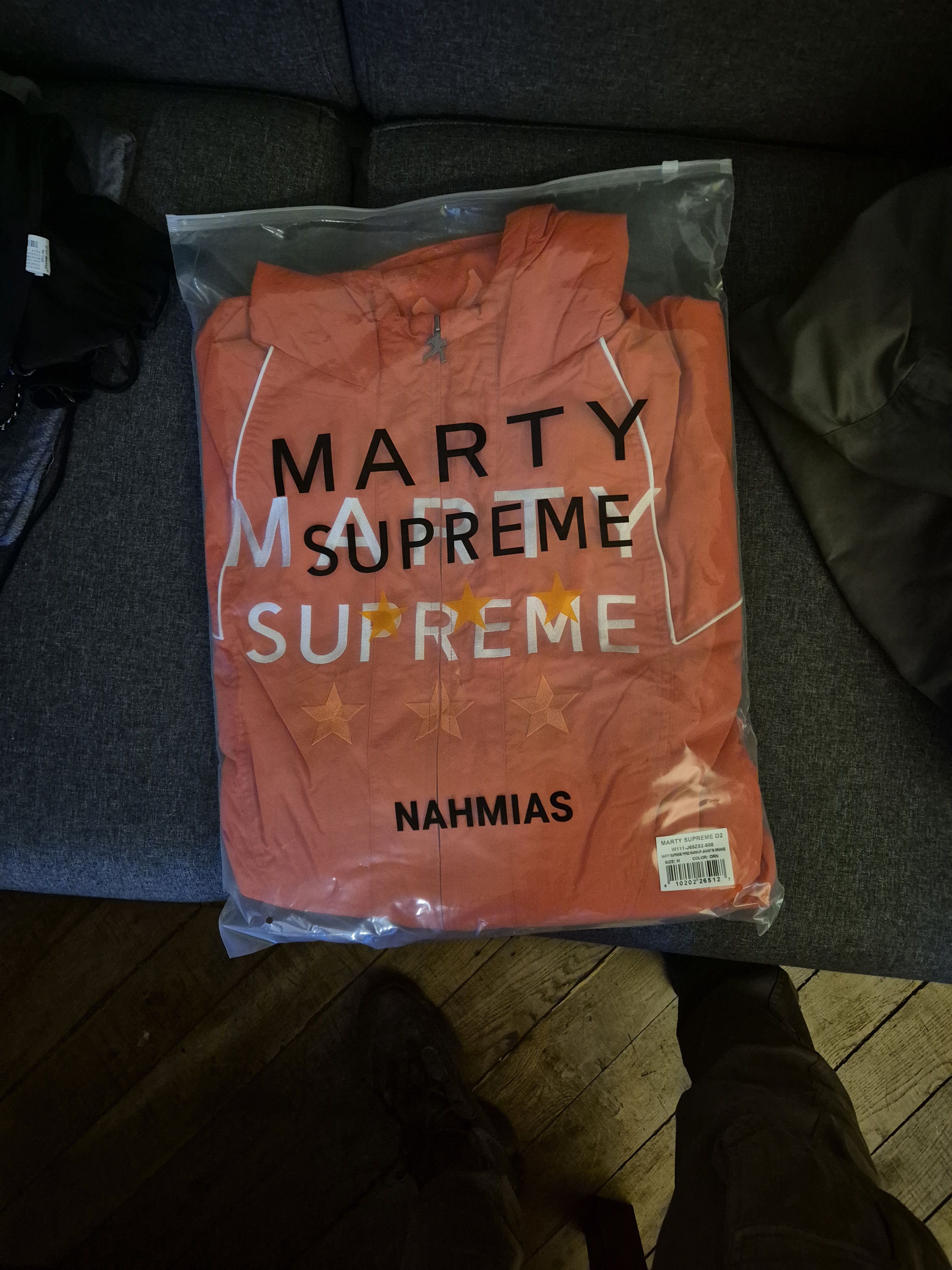 A24 × Nahmias NAHMIAS X Marty Supreme A24 Classic Warm Up Orange Jacket Size US M / EU 48-50 / 2 - 1 Thumbnail