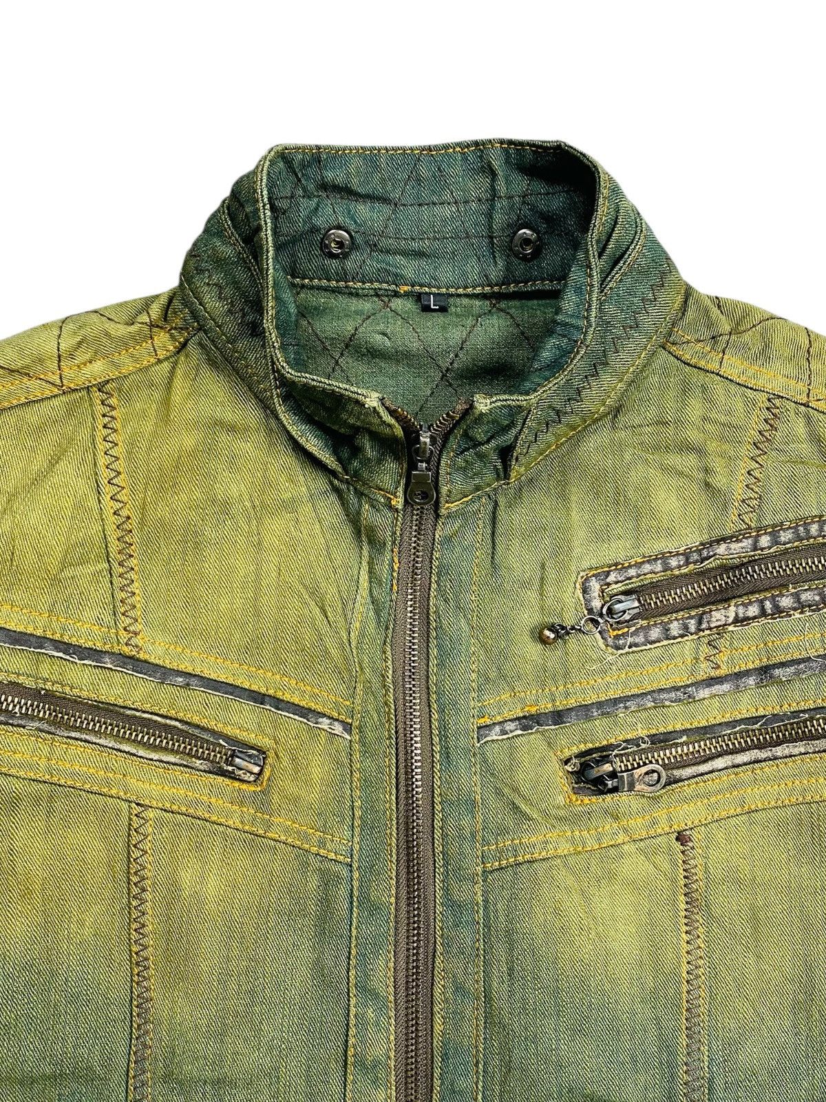 If Six Was Nine 2000s In The Attic - Apocalypse Style Mud Wash Denim Jacket Size US M / EU 48-50 / 2 - 8 Thumbnail
