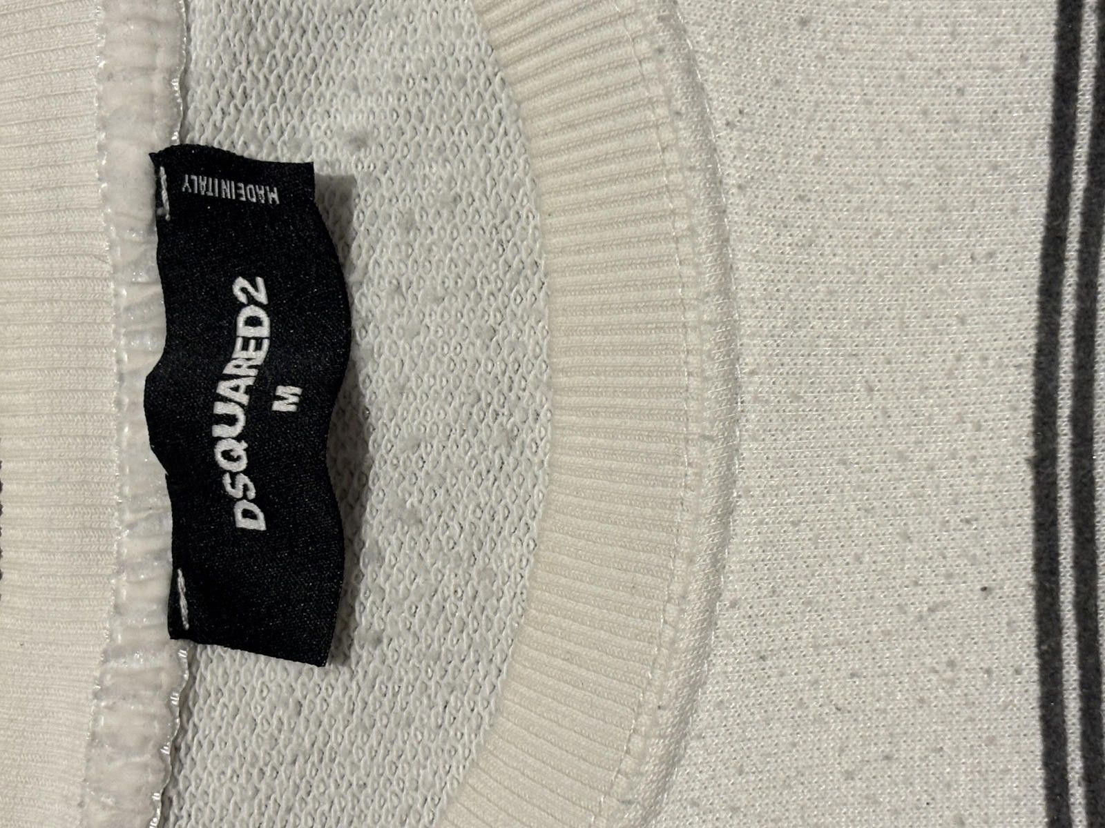 Dsquared2 Dsquared2 - White Printed Crewneck Sweatshirt Size US M / EU 48-50 / 2 - 5 Thumbnail