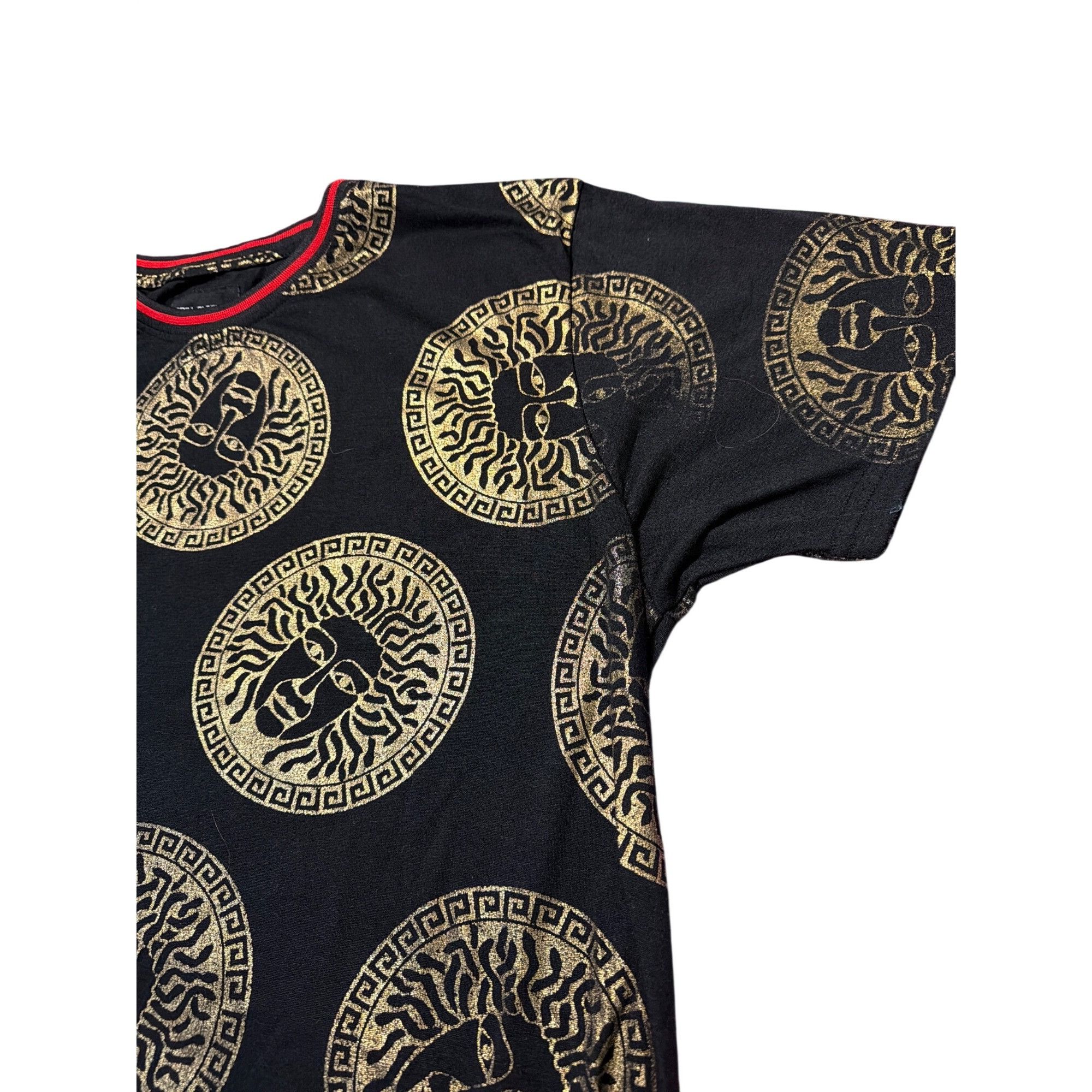 Other Drill Clothing Company Black Shirt Gold Medusa Medallion Gra Size US XL / EU 56 / 4 - 3 Thumbnail