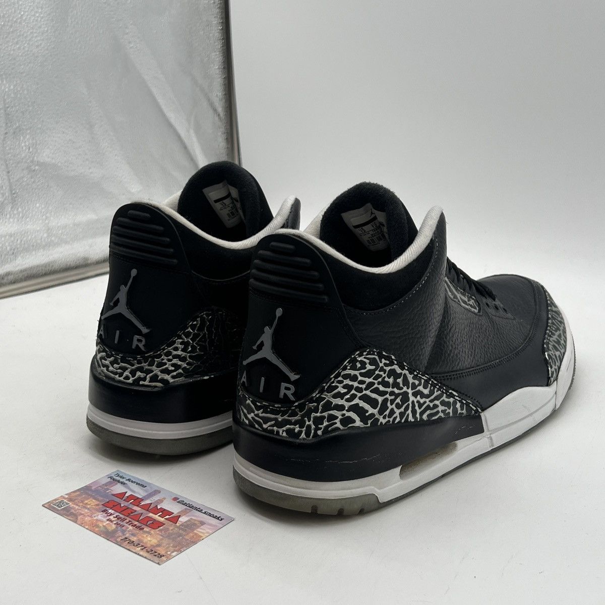 Jordan Brand Air Jordan 3 wolf grey customs Size US 13 / EU 46 - 5 Thumbnail