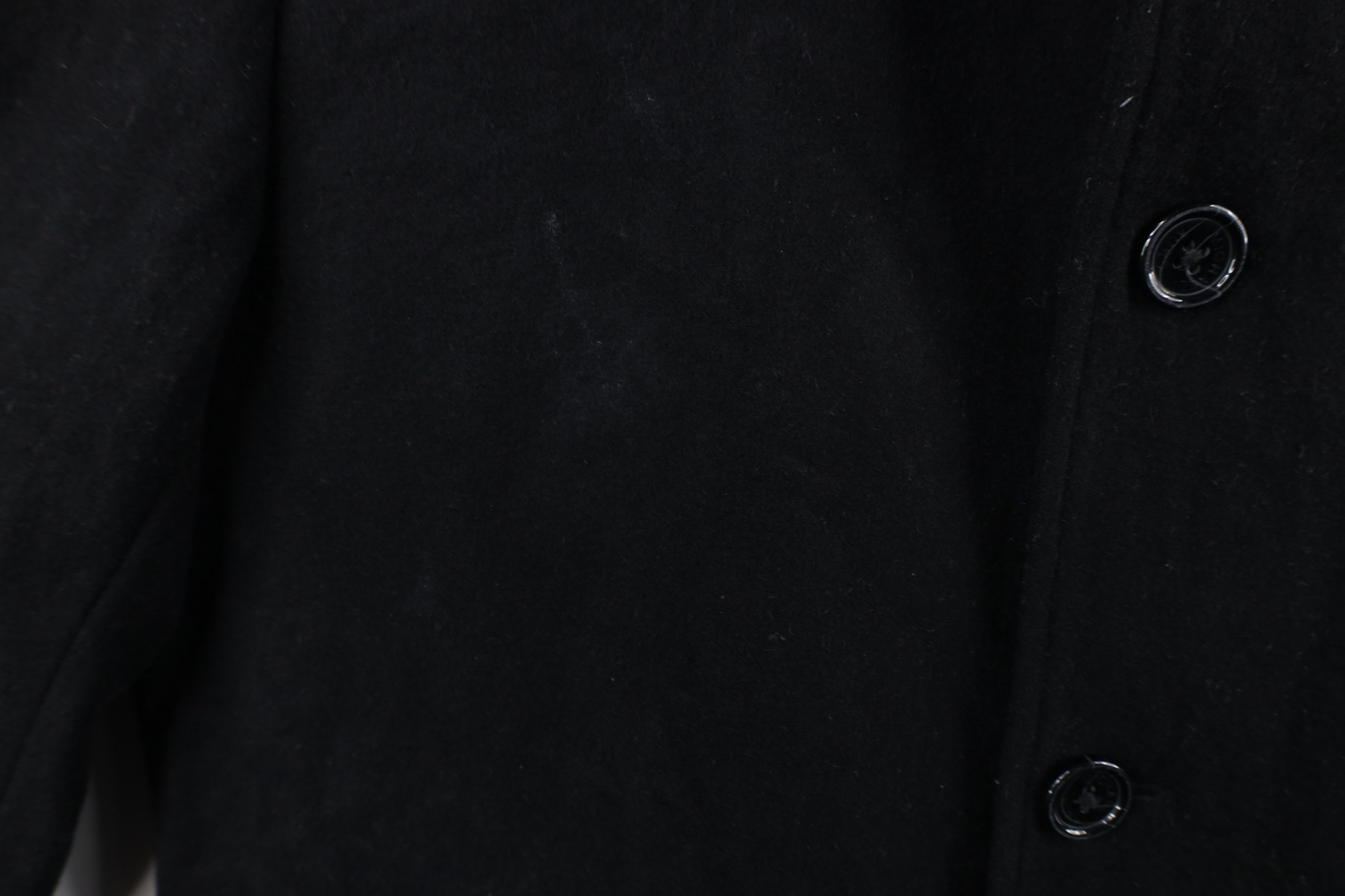 Michael Kors × Vintage Michael Kors Wool Blend Trench Coat Overcoat Jacket Black Size US XL / EU 56 / 4 - 5 Thumbnail