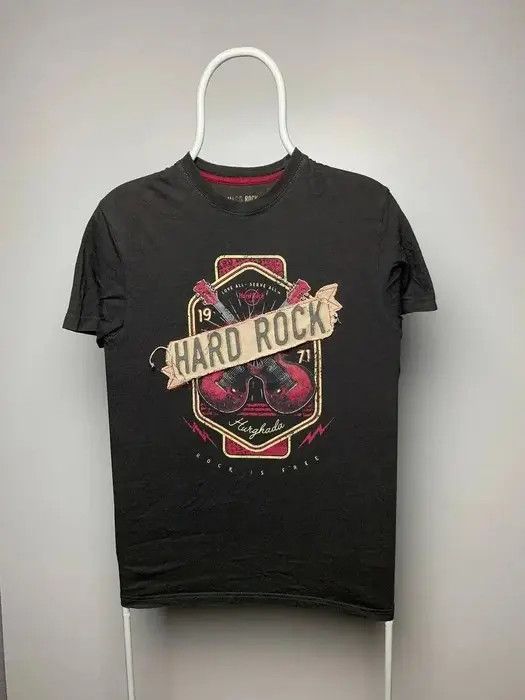 Hard Rock Cafe Hard rock T-shirt vintage rock band size S brown big logo Size US S / EU 44-46 / 1 - 1 Thumbnail