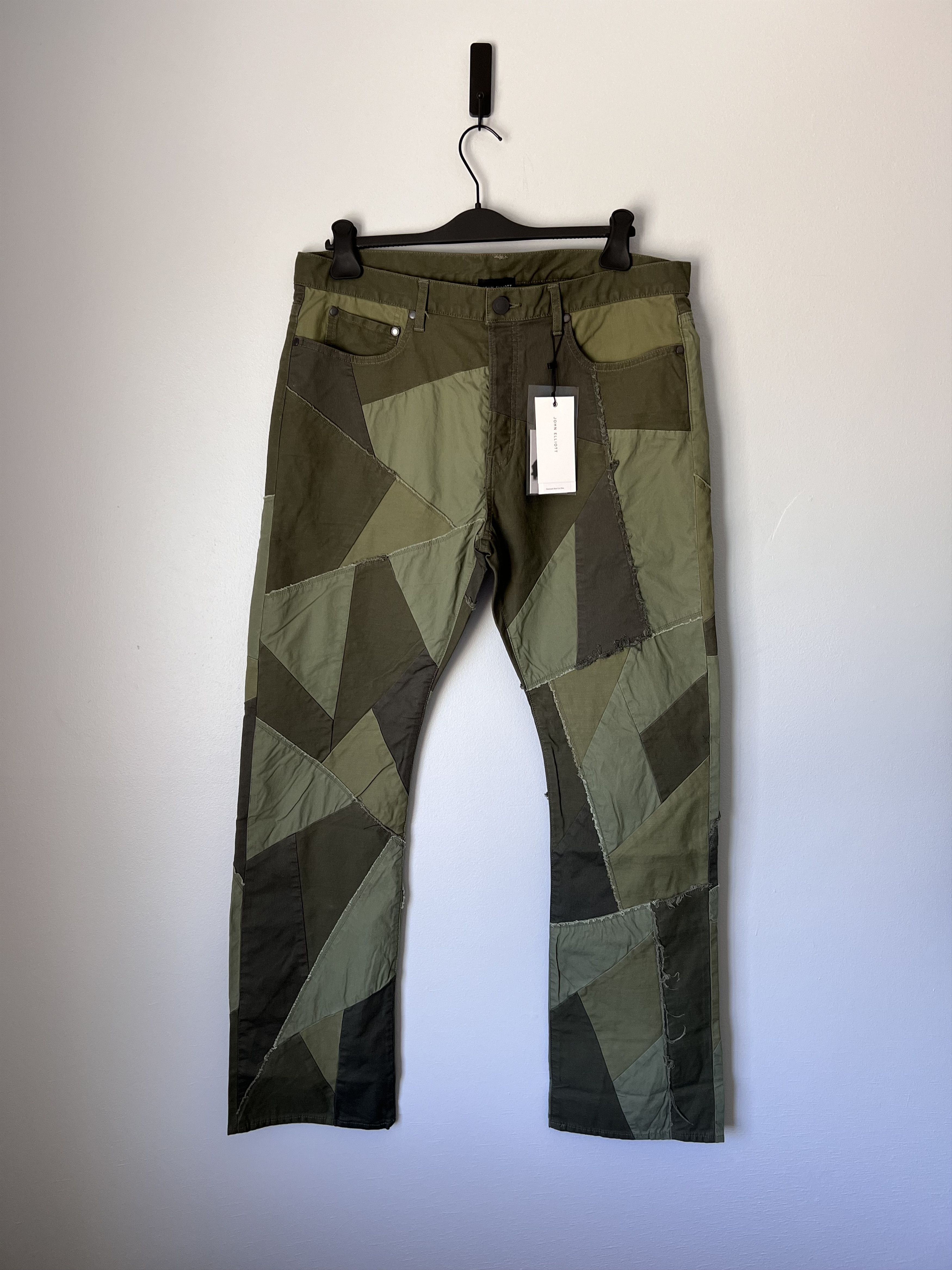 John Elliott Japan Patchwork Boot Cut Pants Size US 36 / EU 52 - 1 Thumbnail