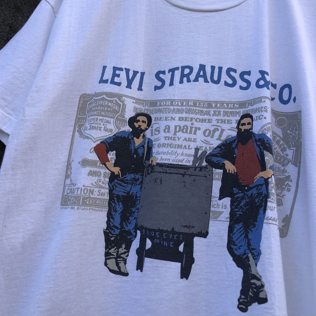 Levi's VTG 90s Levi's Corporate Print Short Sleeve T-shirt USA 🇺🇸 Size US L / EU 52-54 / 3 - 3 Thumbnail