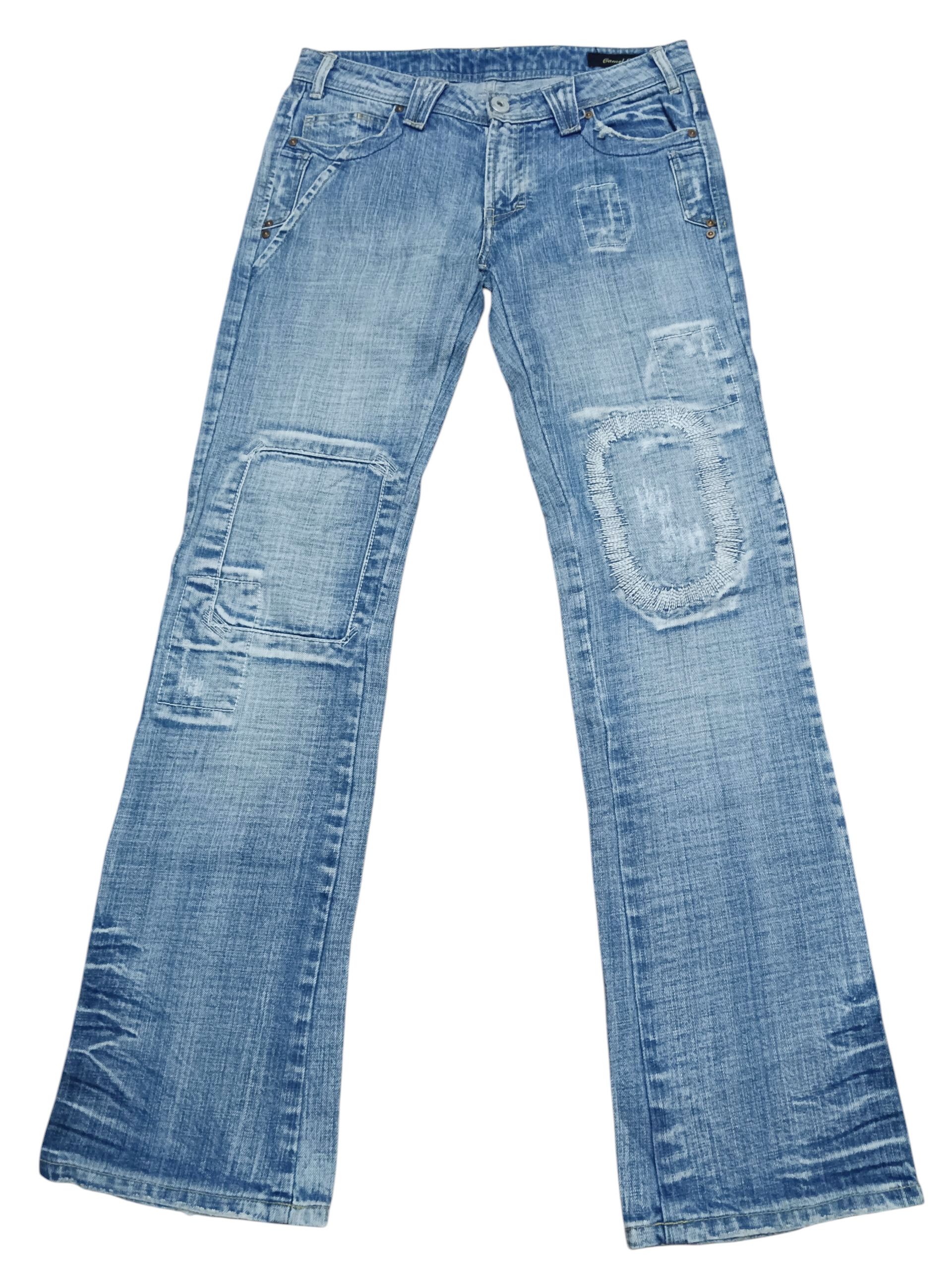 🔥Camel Road🔥 Low Rise Super Patchwork Flare Jeans
