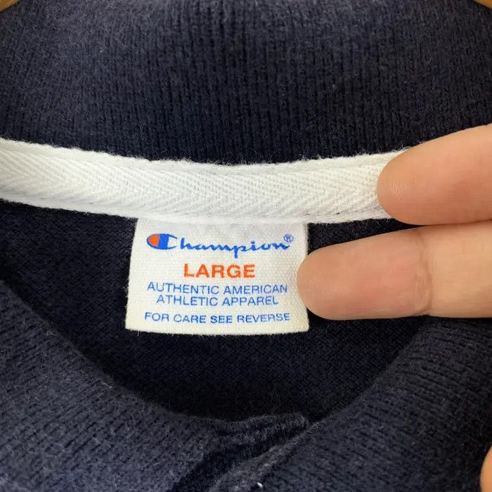 Champion Vintage CHAMPION x ST. FRANCIS COLLEGE Polo Tee Shirt Top Size L / US 10 / IT 46 - 9 Thumbnail