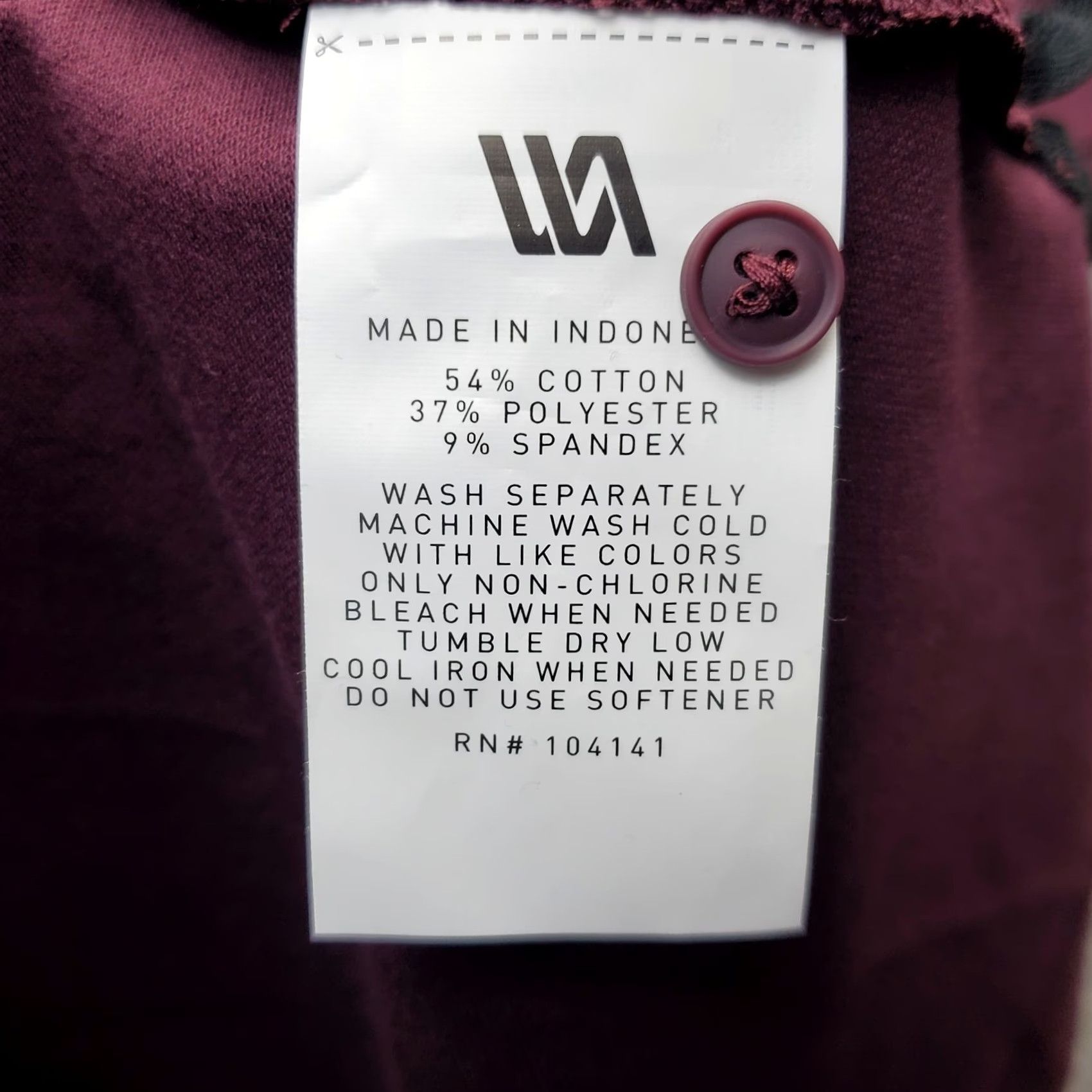 Vintage VRST Piping Club Polo Shirt Mens Large Burgundy Short Sleeve Moisture Wicking Size US L / EU 52-54 / 3 - 6 Thumbnail