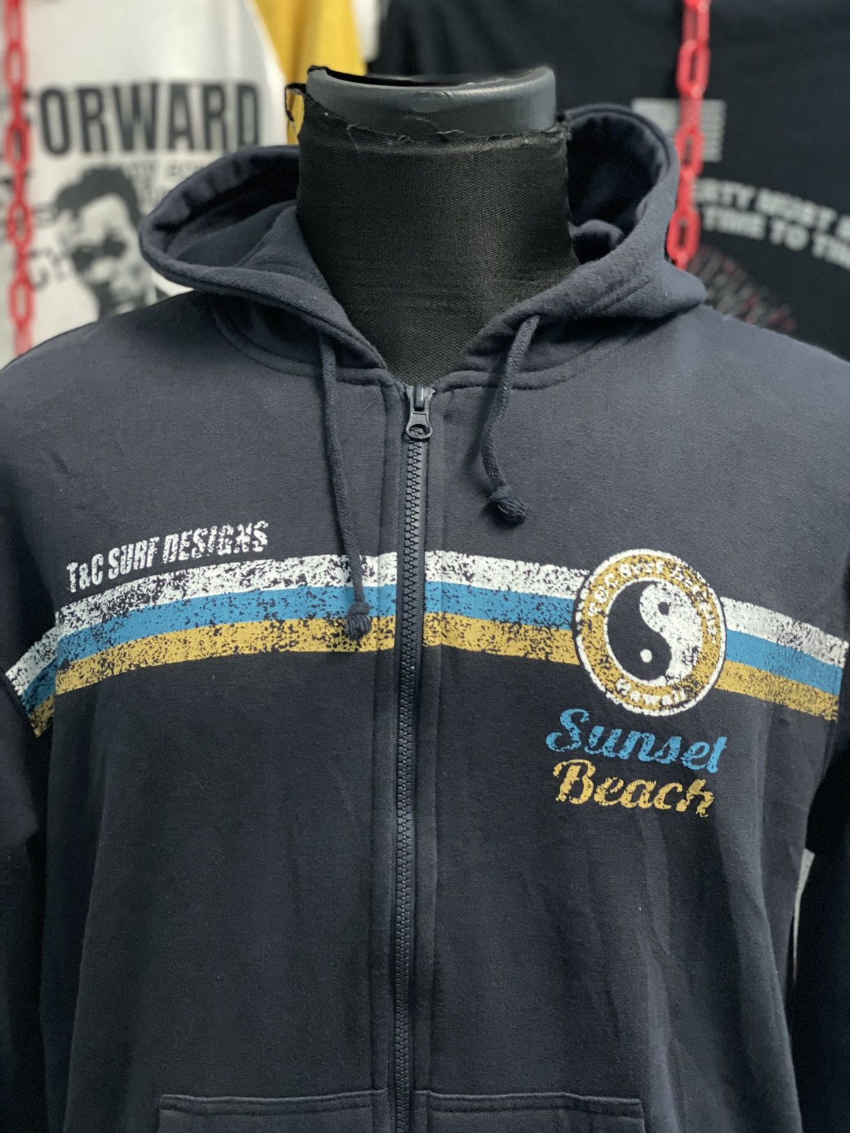 Ron Jon Surf Shop Vintage tnc surf hoodies zipper 🚀 Size US L / EU 52-54 / 3 - 4 Thumbnail