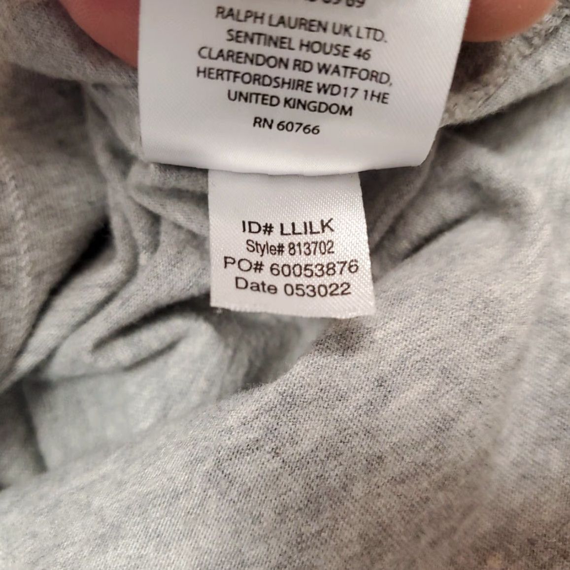 Ralph Lauren Lauren Ralph Lauren Shirt Women Small Gray Stripe Baseball Jersey 3/4 Sleeve Size S / US 4 / IT 40 - 6 Thumbnail