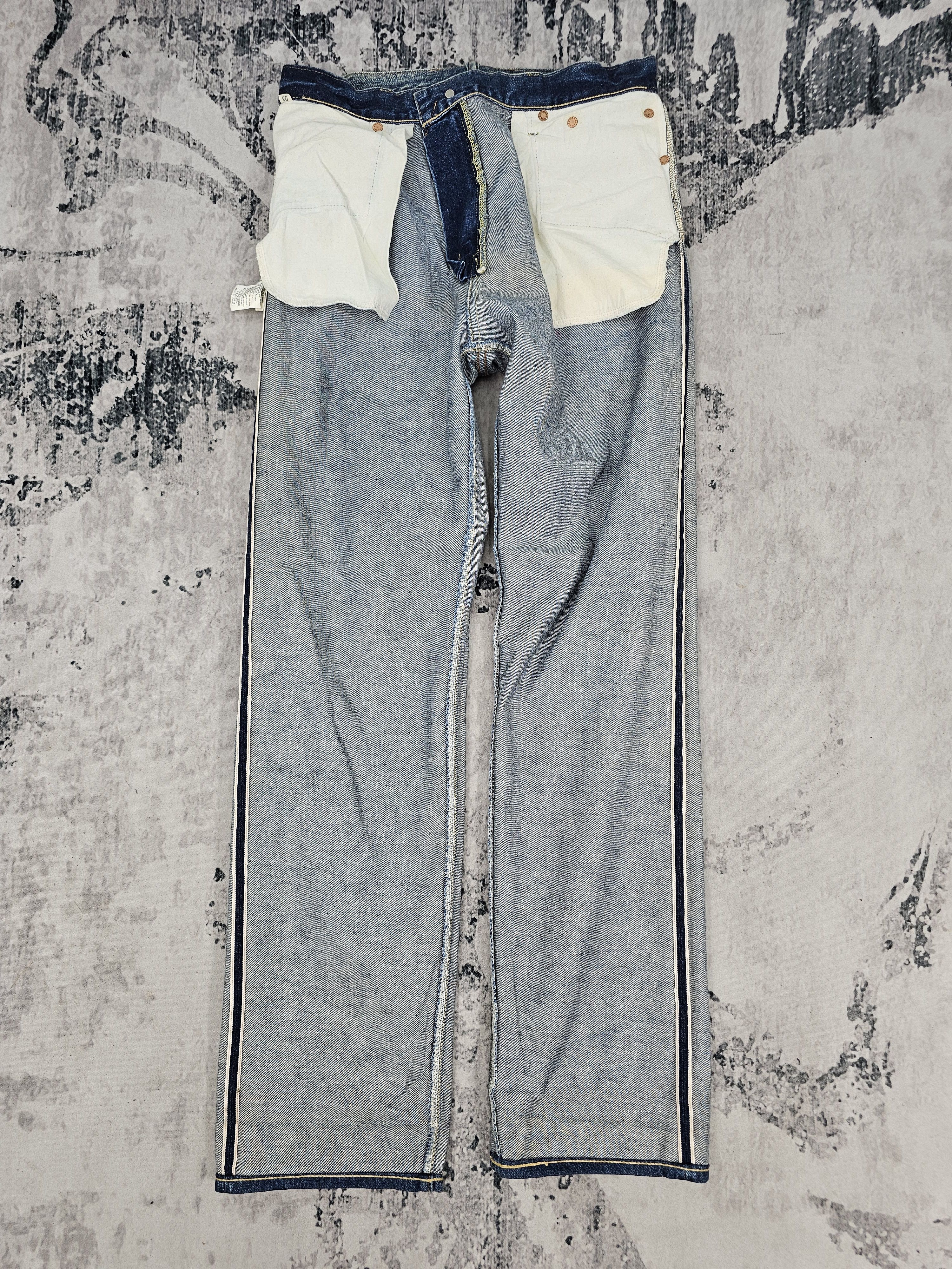Japanese Brand GO TO HOLLYWOOD Selvedge Redline Stone Wash Resize J0297 Size US 30 / EU 46 - 3 Thumbnail