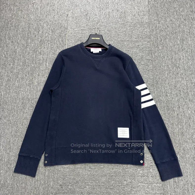 Thom Browne Thom Browne Four-stripe Sweatshirt Size US L / EU 52-54 / 3 - 1 Thumbnail