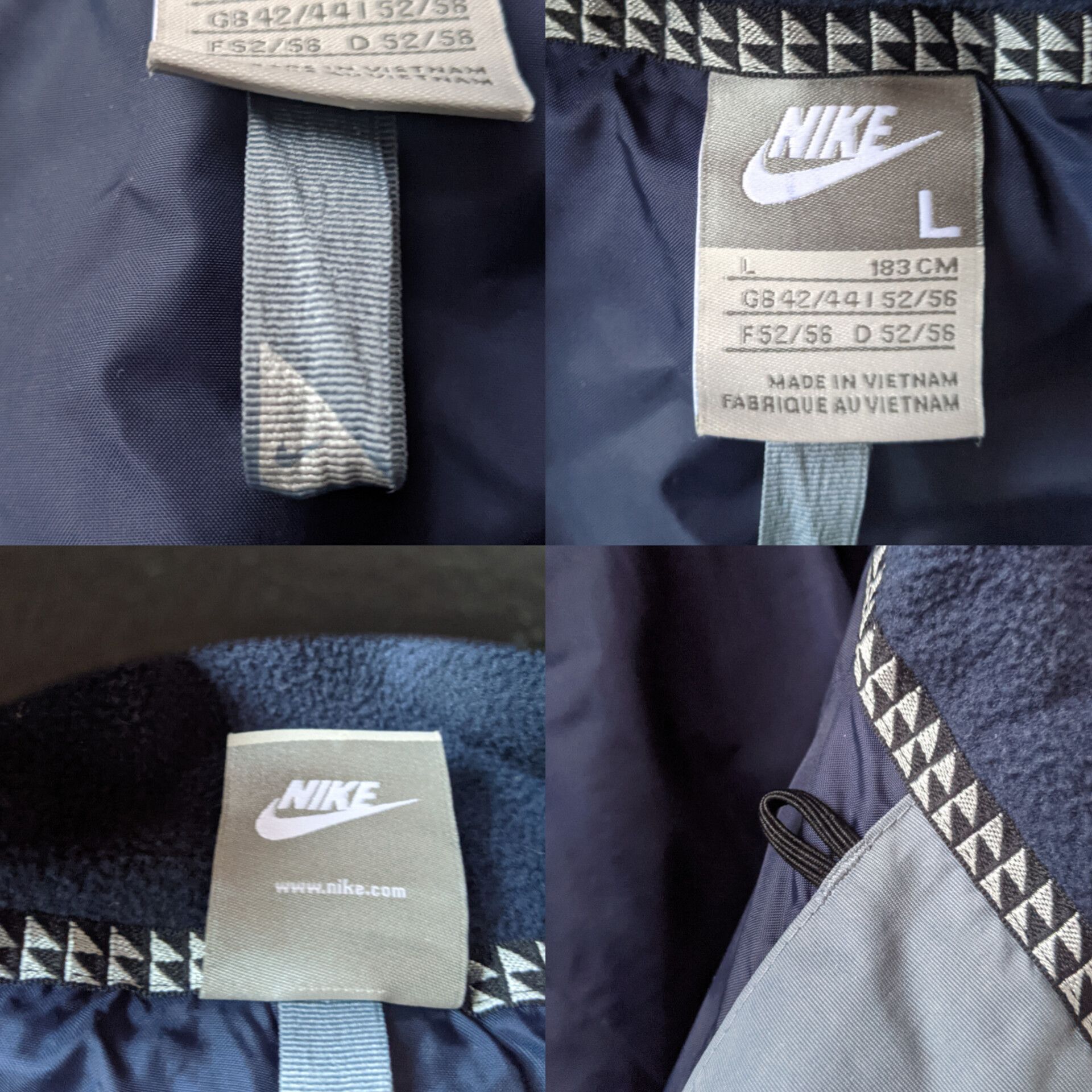 Nike Nike Vintage Winter Jacket Big Logo ACG the north face Size US L / EU 52-54 / 3 - 17 Thumbnail