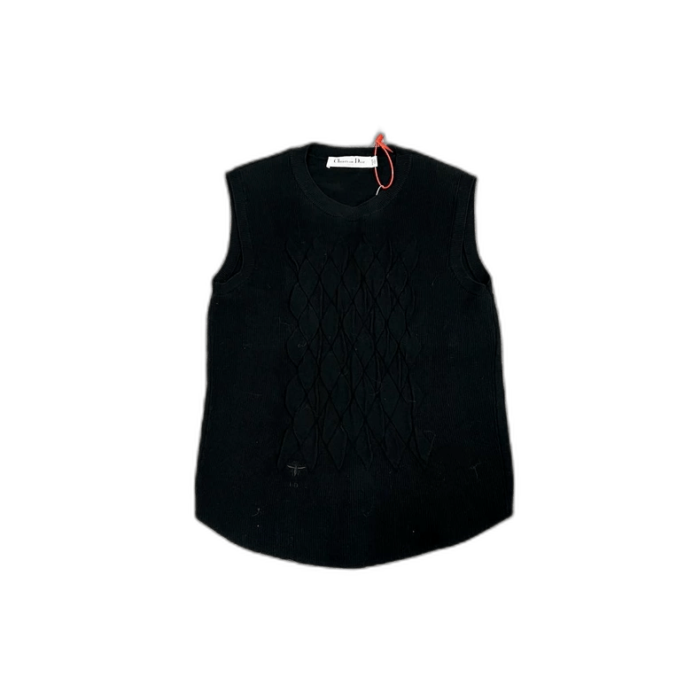 Dior Dior Bee Embroidered Knit Tank Top-2506 Size M / US 6-8 / IT 42-44 - 1 Thumbnail
