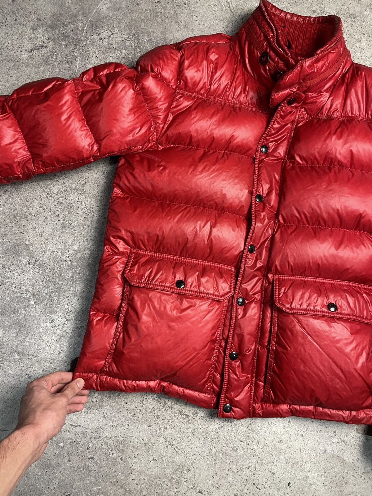Moncler Moncler Hubert red puffer jacket Maya montgenevre Size US L / EU 52-54 / 3 - 3 Thumbnail