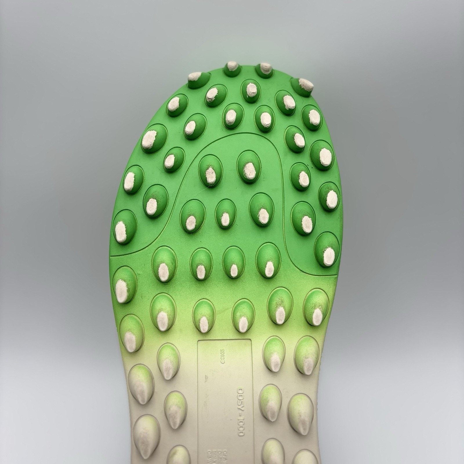 Off-White Off-White ODSY-1000 ' White, Green Spray Paint ' | GREAT! Size US 12 / EU 45 - 10 Thumbnail