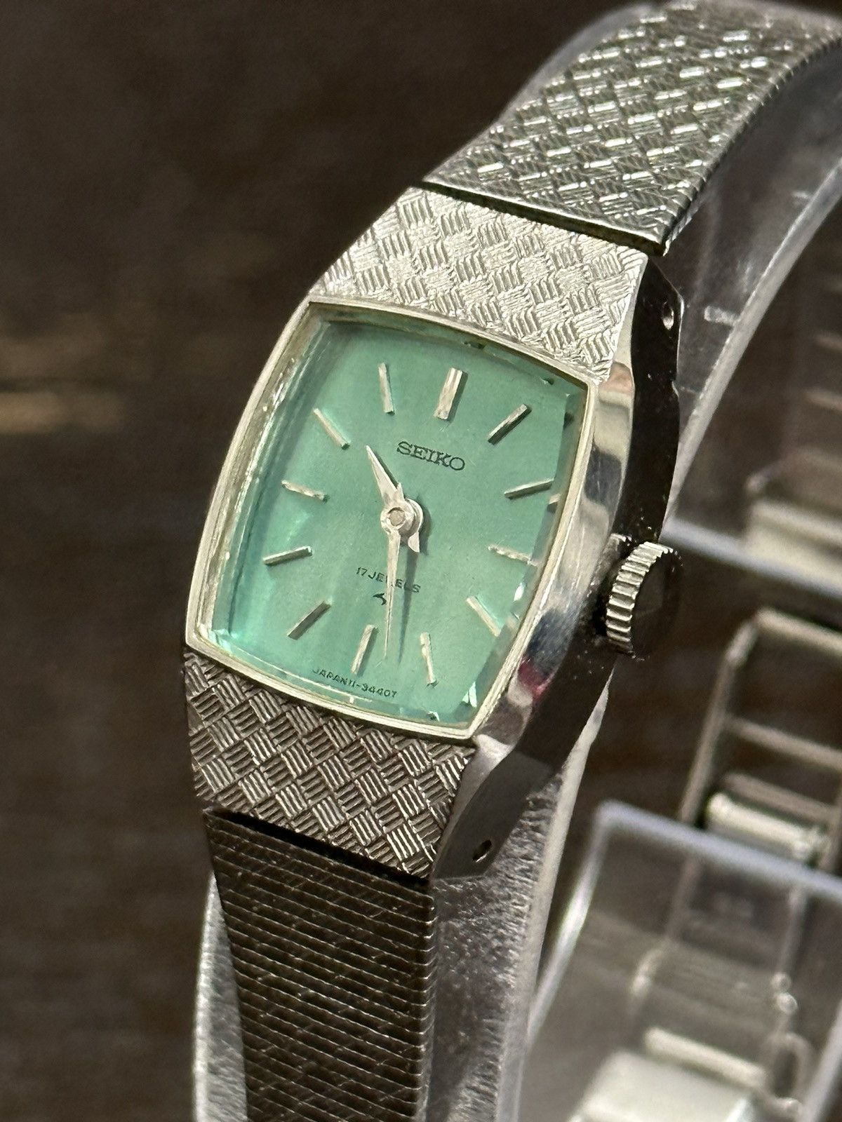 Seiko 1975 Seiko Manual Wind "Tiffany Dial" Rarest Steel Watch Size ONE SIZE - 4 Thumbnail