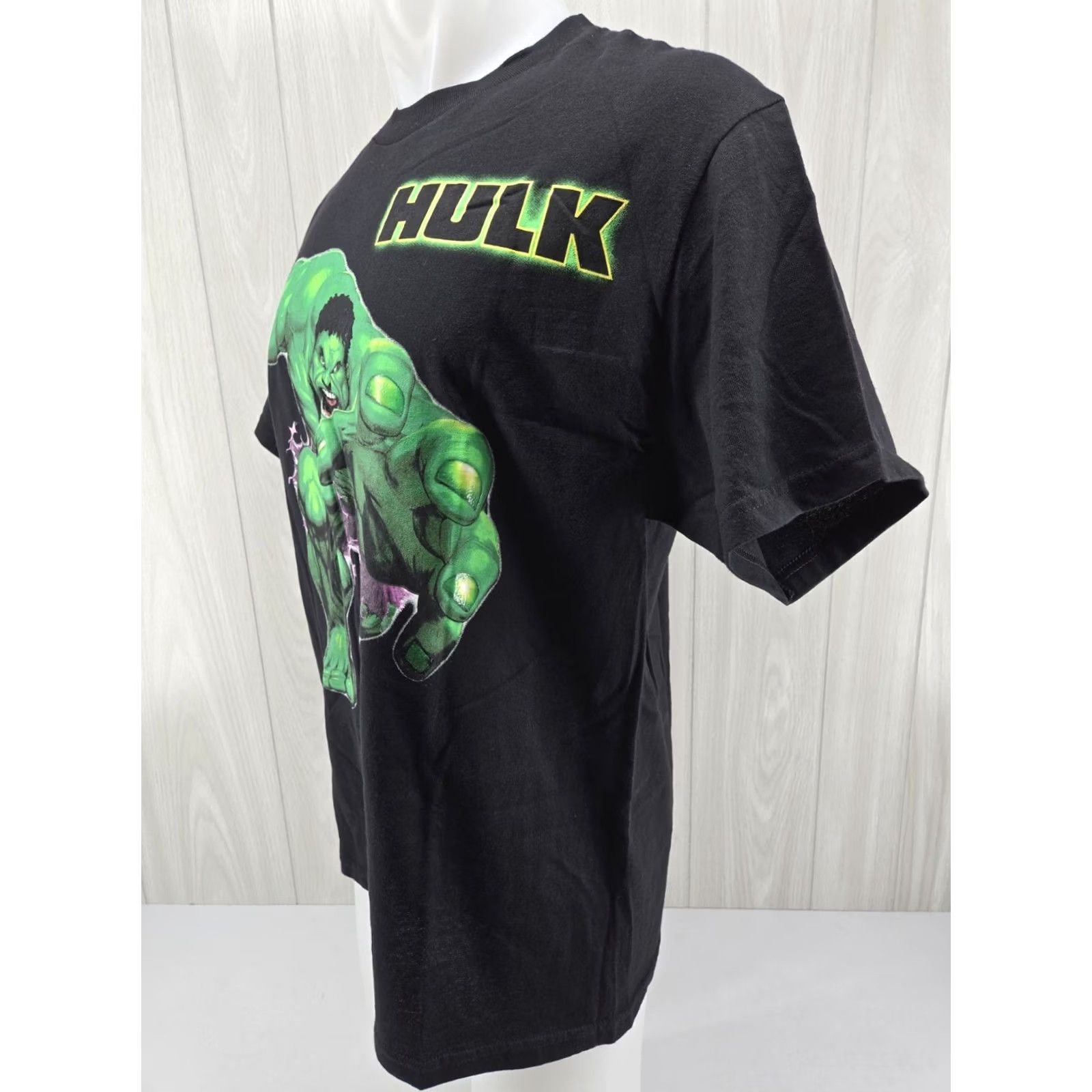 Vintage VINTAGE Marvel Comics The Hulk 2003 Movie Promo T-Shirt Mens Large Black Cotton Blend Short Sleeve NWT Size US L / EU 52-54 / 3 - 4 Thumbnail