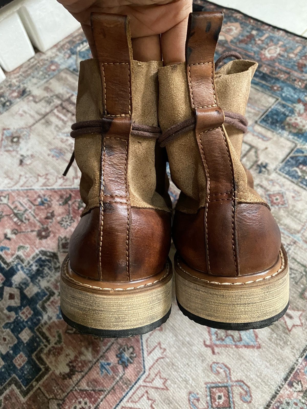 Vintage Vintage leather ankle boots Size US 8.5 / EU 41-42 - 10 Thumbnail
