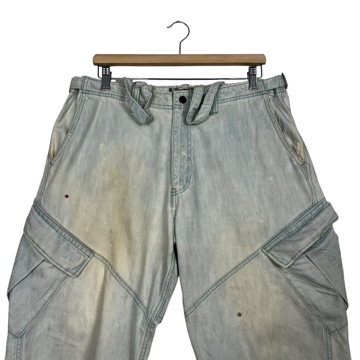 Japanese Brand Vintage Balance Wear Design Short Denim Size US 34 / EU 50 - 3 Thumbnail