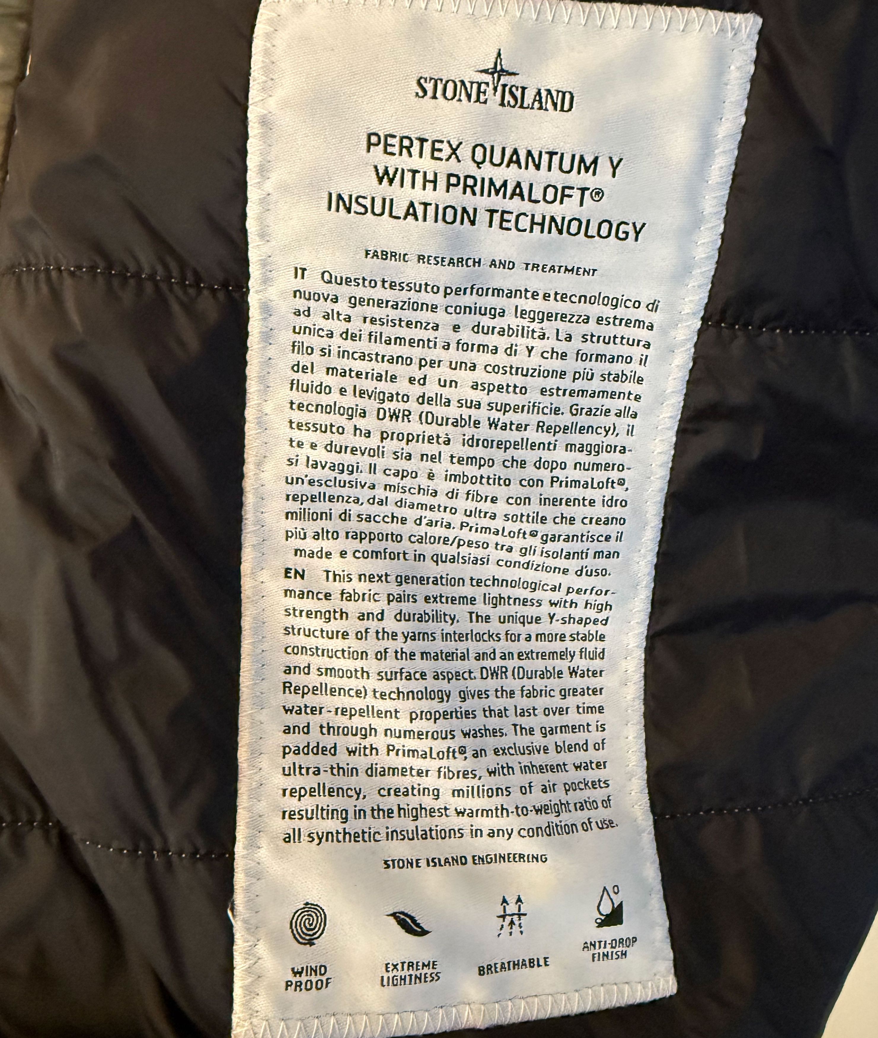 Stone Island Pertex Quantum Y Primaloft Size US M / EU 48-50 / 2 - 6 Thumbnail