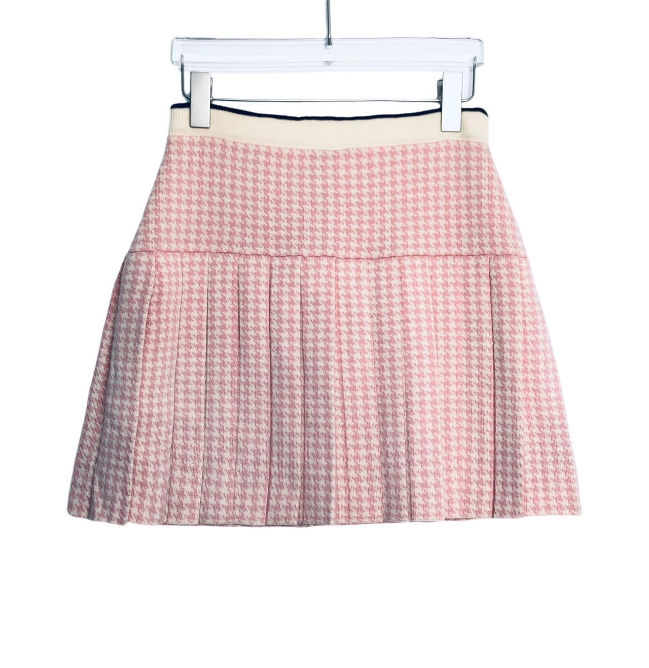Miu Miu Miu Miu Knitted Wool Casual Pleated Skirt K26WX Size 27" / US 4 / IT 40 - 2 Thumbnail