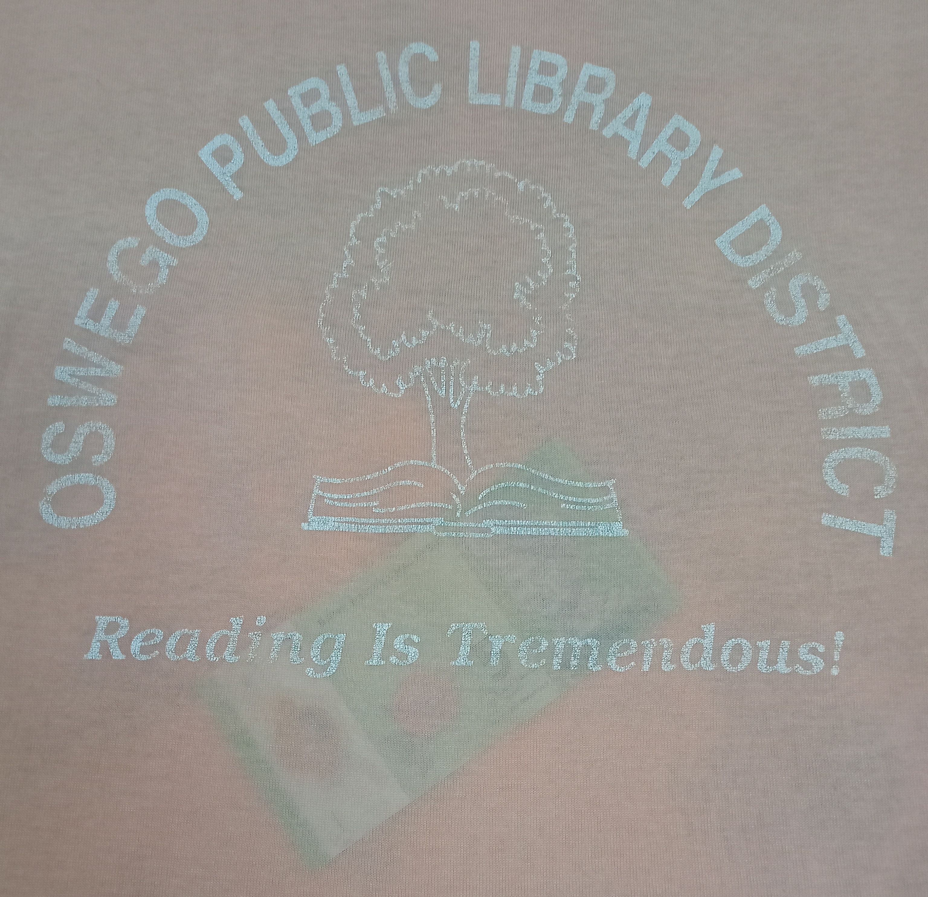 Vintage Vintage Oswego Public Library District Paper Thin T Shirt Size US M / EU 48-50 / 2 - 1 Thumbnail