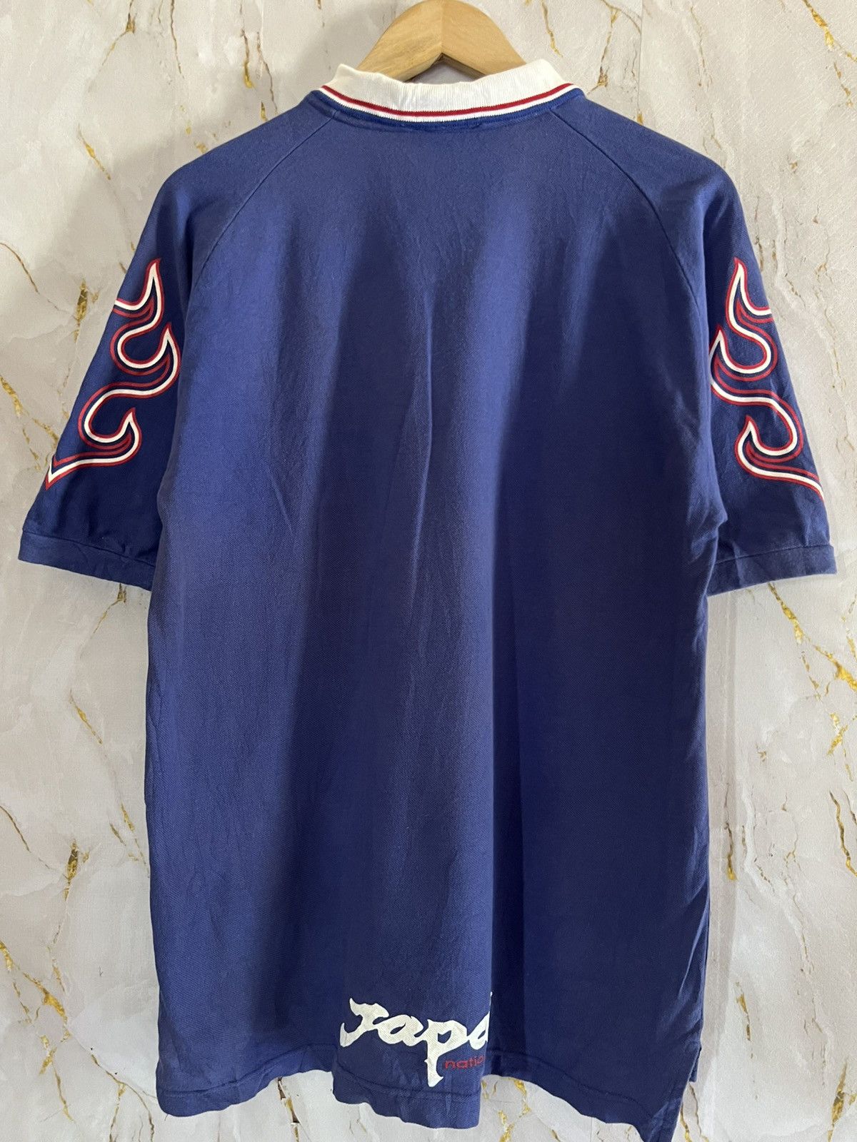 Vintage Vintage Japan JFA 1996 Football TShirt Rare 90s Jersey Size US L / EU 52-54 / 3 - 2 Thumbnail