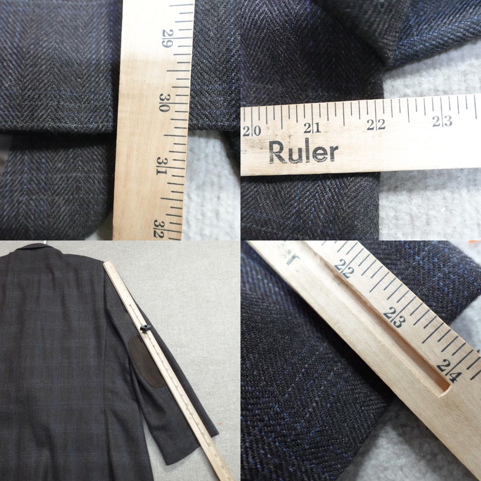 Ralph Lauren Lauren Ralph Lauren Sport Coat Brown Plaid Herringbone Wool 46R Notch Lapel Double-Vented Single-Breasted Two-Button Men Jacket Coat Size US S / EU 44-46 / 1 - 8 Thumbnail