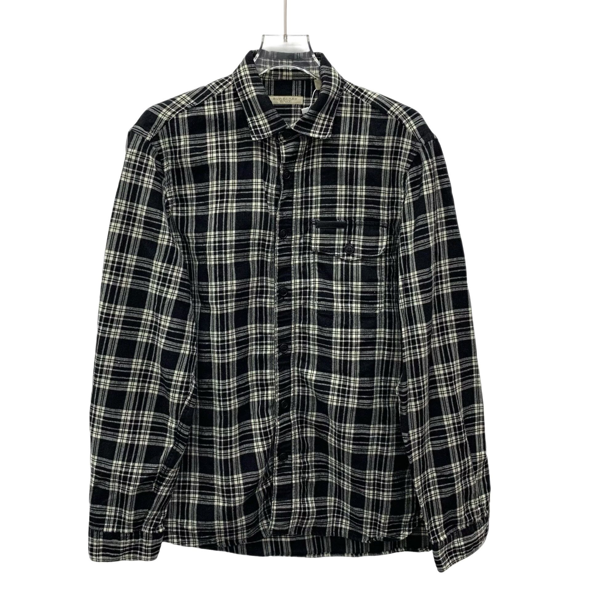 Burberry Burberry Brit Plaid Wool Blend Shirt Size M Size US M / EU 48-50 / 2 - 1 Thumbnail